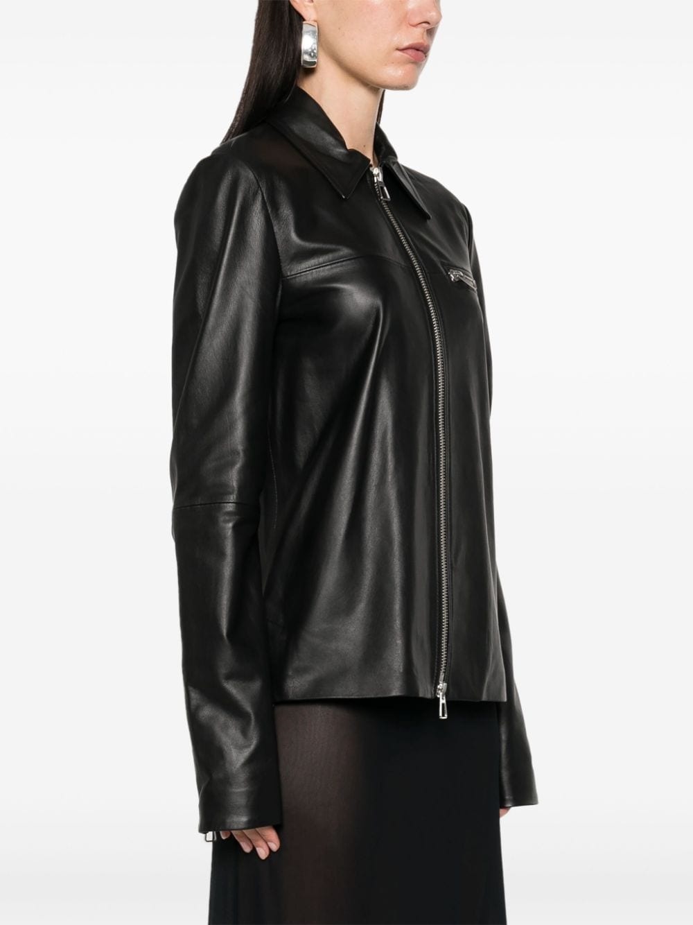 Gel leather jacket - 3