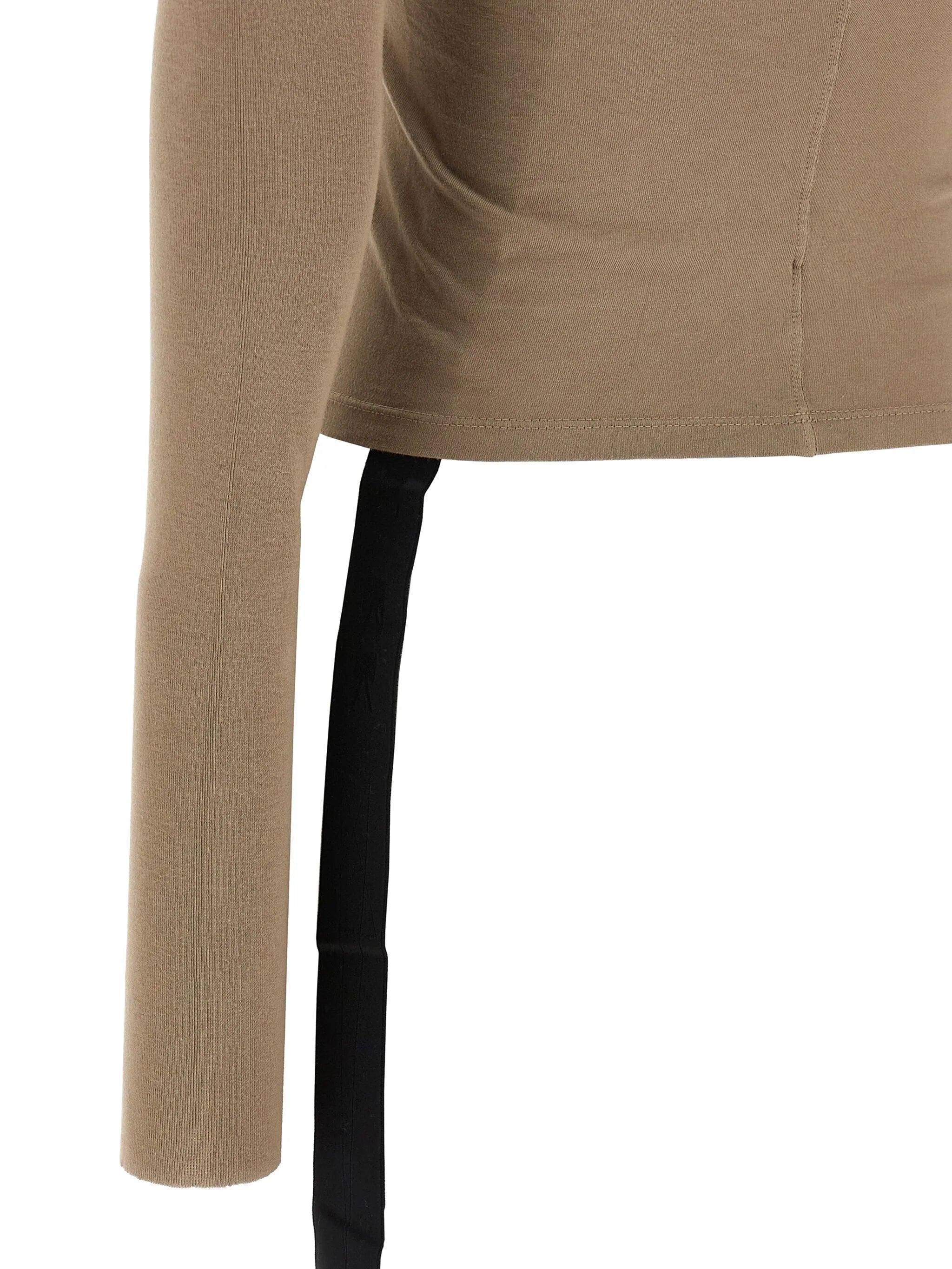 Rick Owens Drkshdw Ziggy Asymmetric-neckline T-shirt - 2