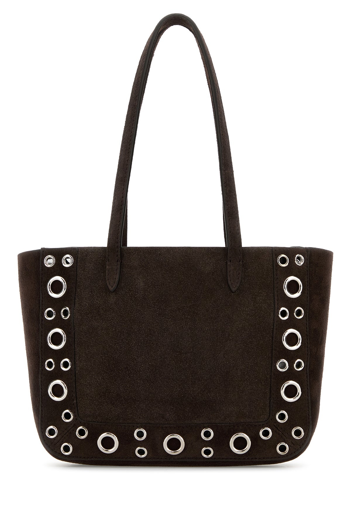 Brown suede Nellcôte shopping bag - 3