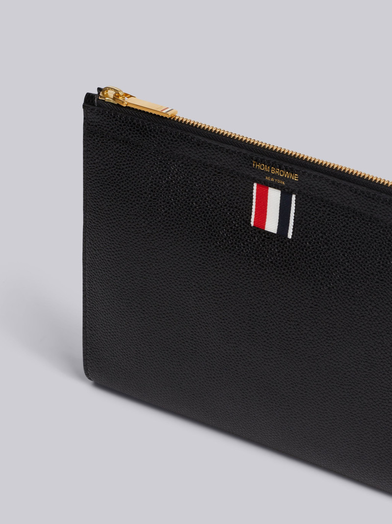 Thom Browne Pebbled Leather Mini Gusset Folio outlook