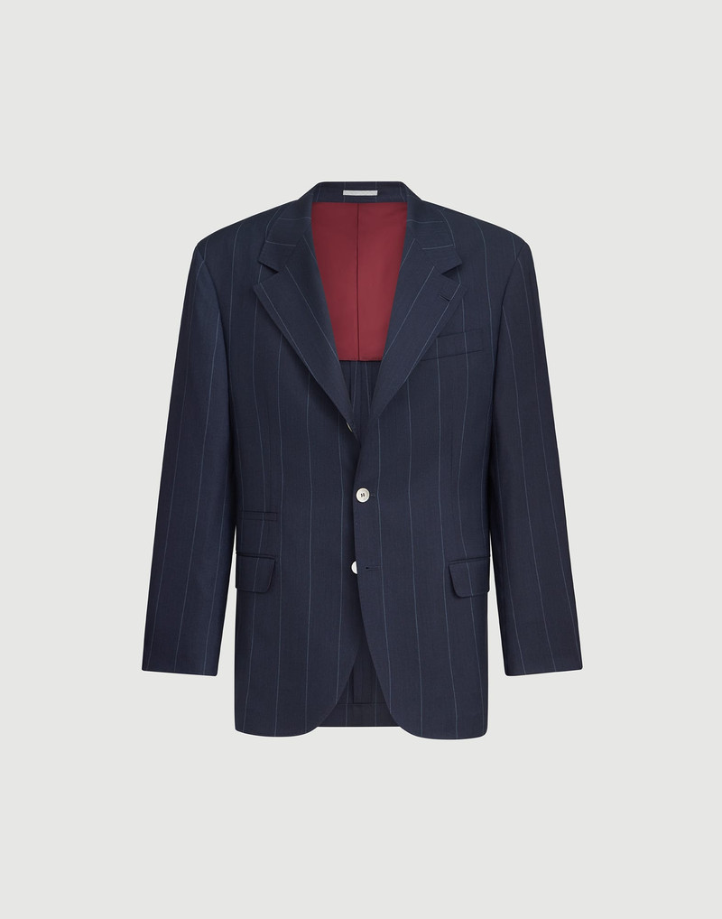 Virgin wool chalk stripe Tailor blazer 1