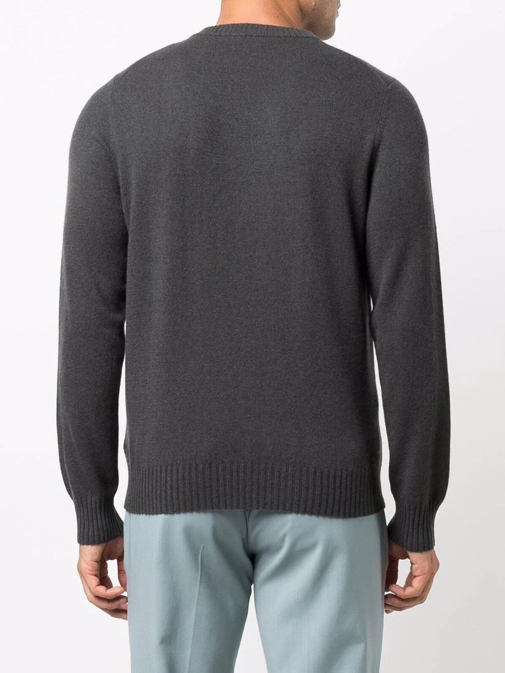 crewneck cashmere jumper - 4