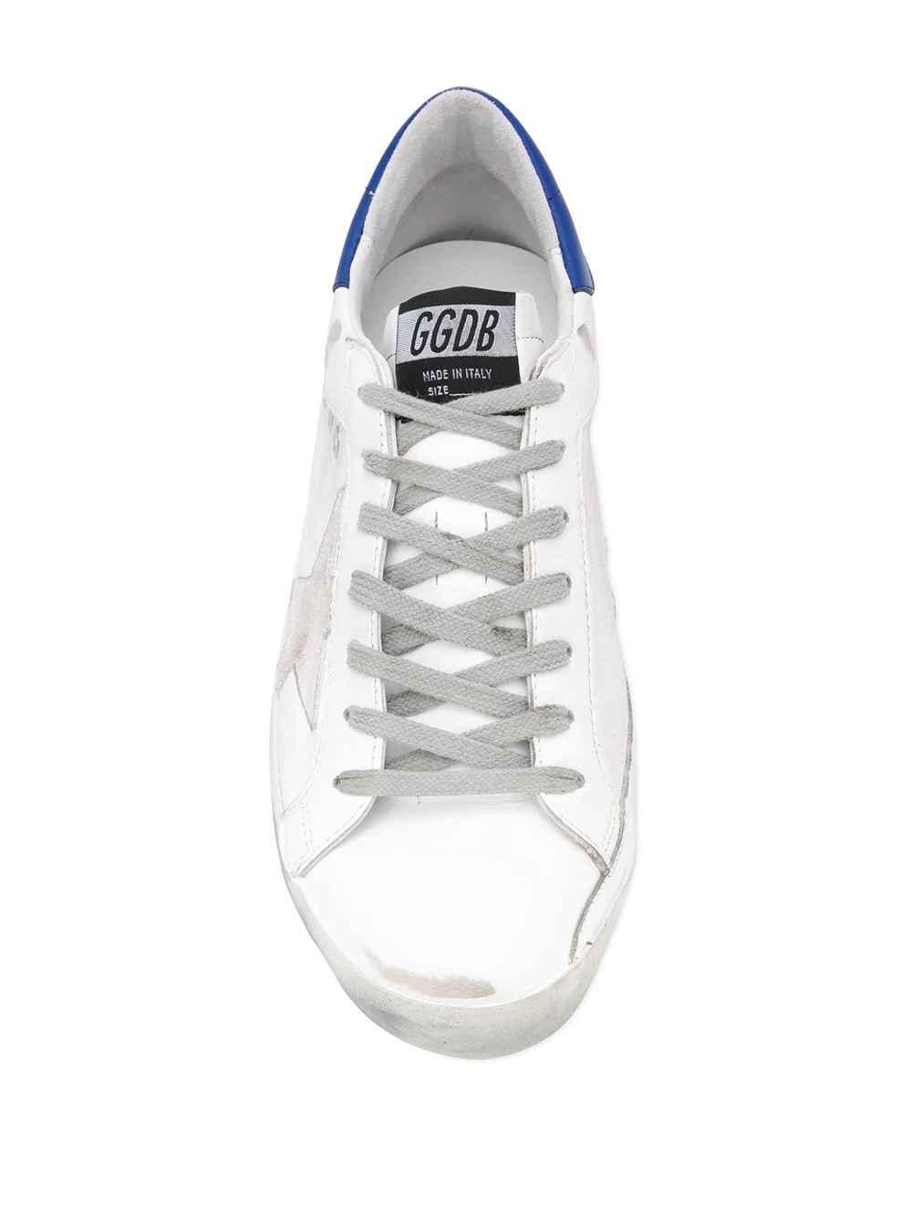 Superstar writing print sneakers - 4