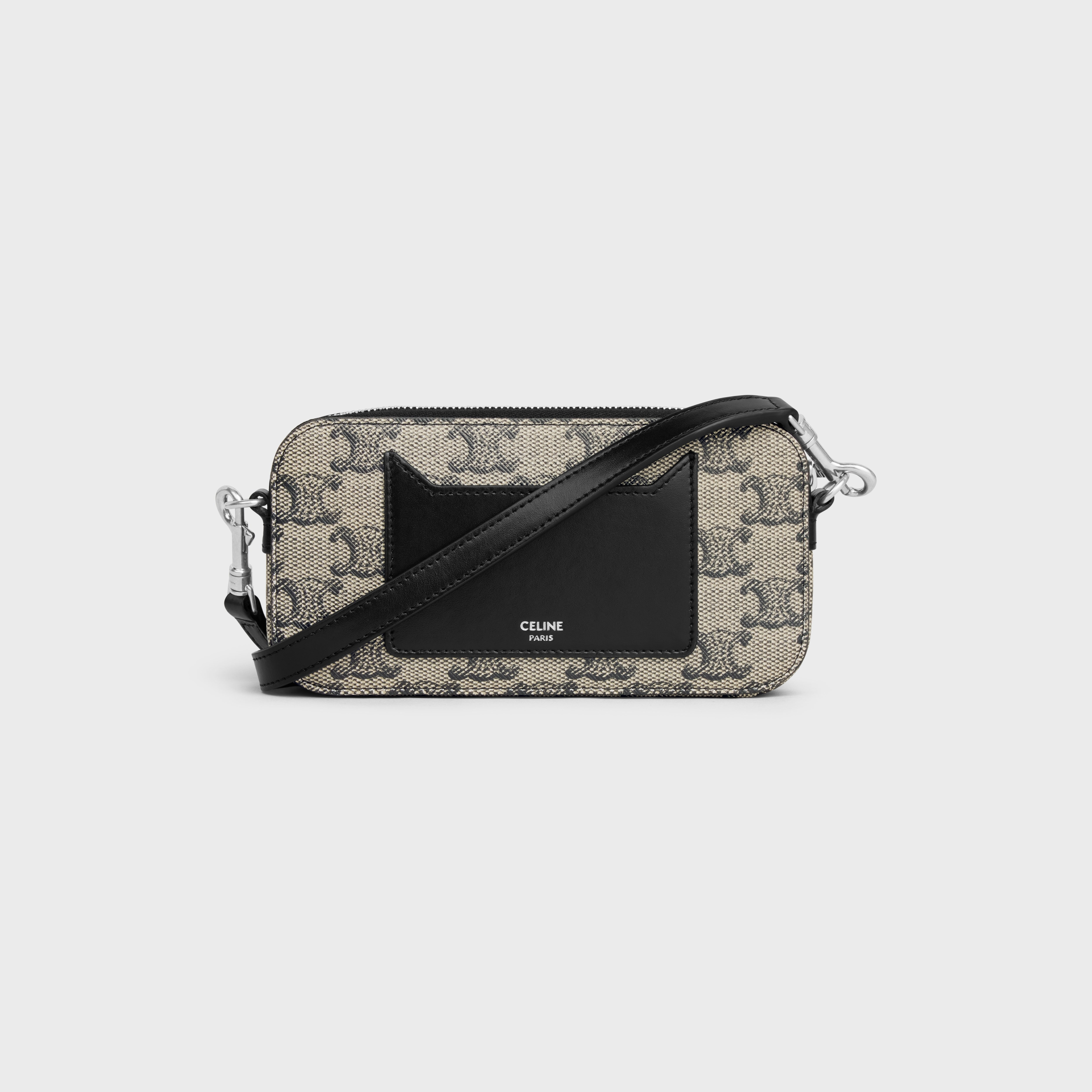 Horizontal pouch in TRIOMPHE CANVAS WITH CELINE PRINT - 3