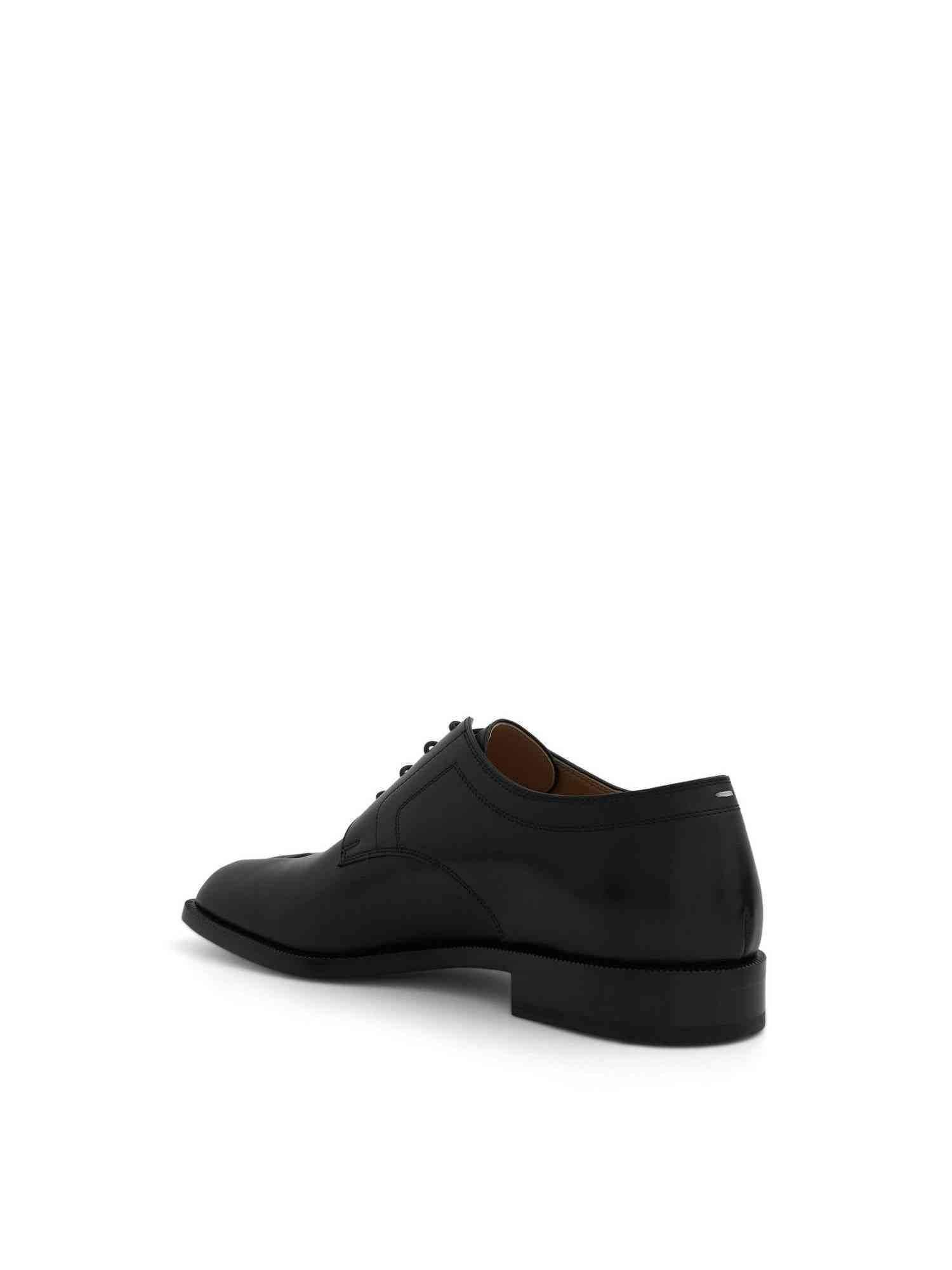 Tabi Lace-Ups Derbies Shoes in Black - 3