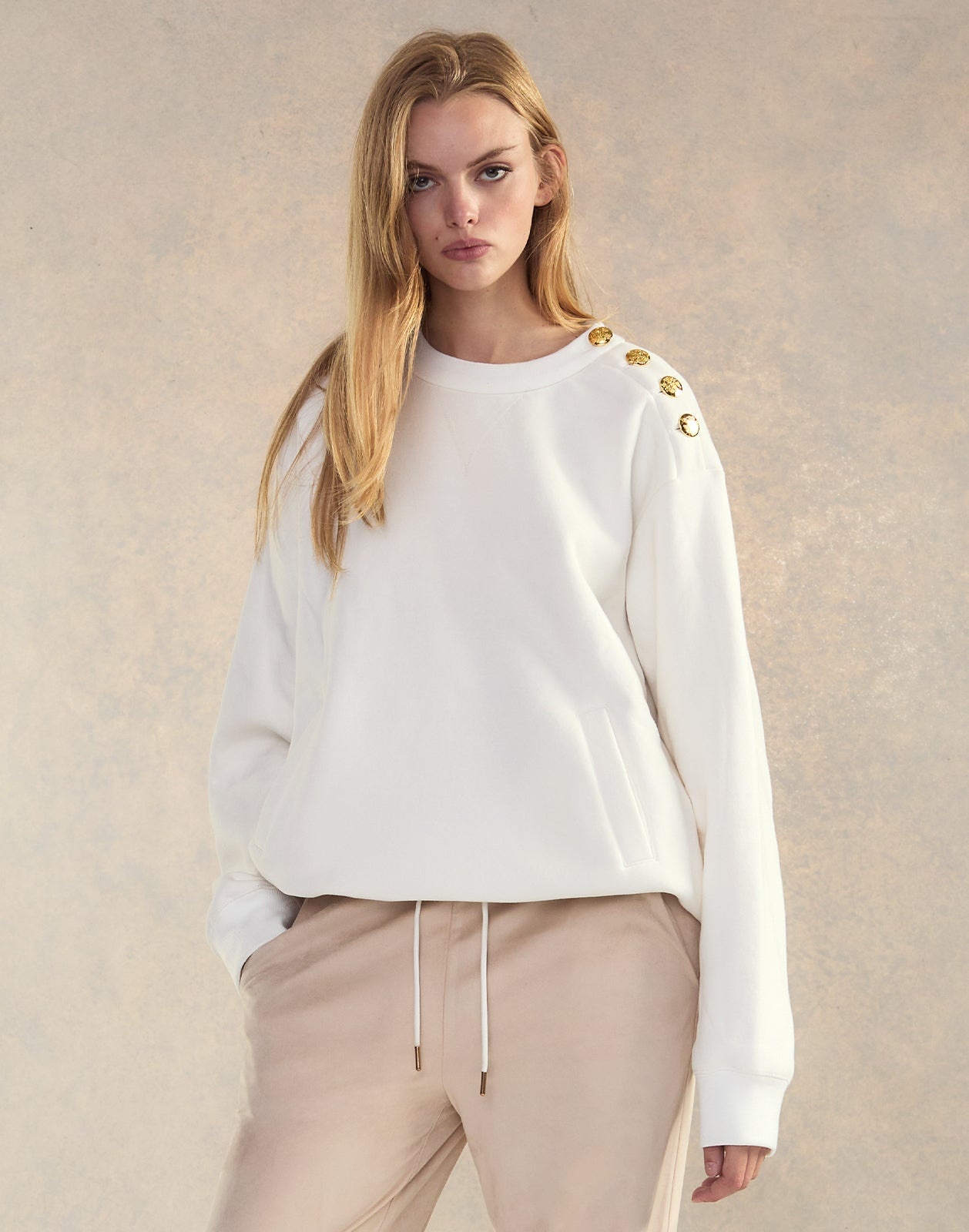 Button Up Sweatshirt - 4