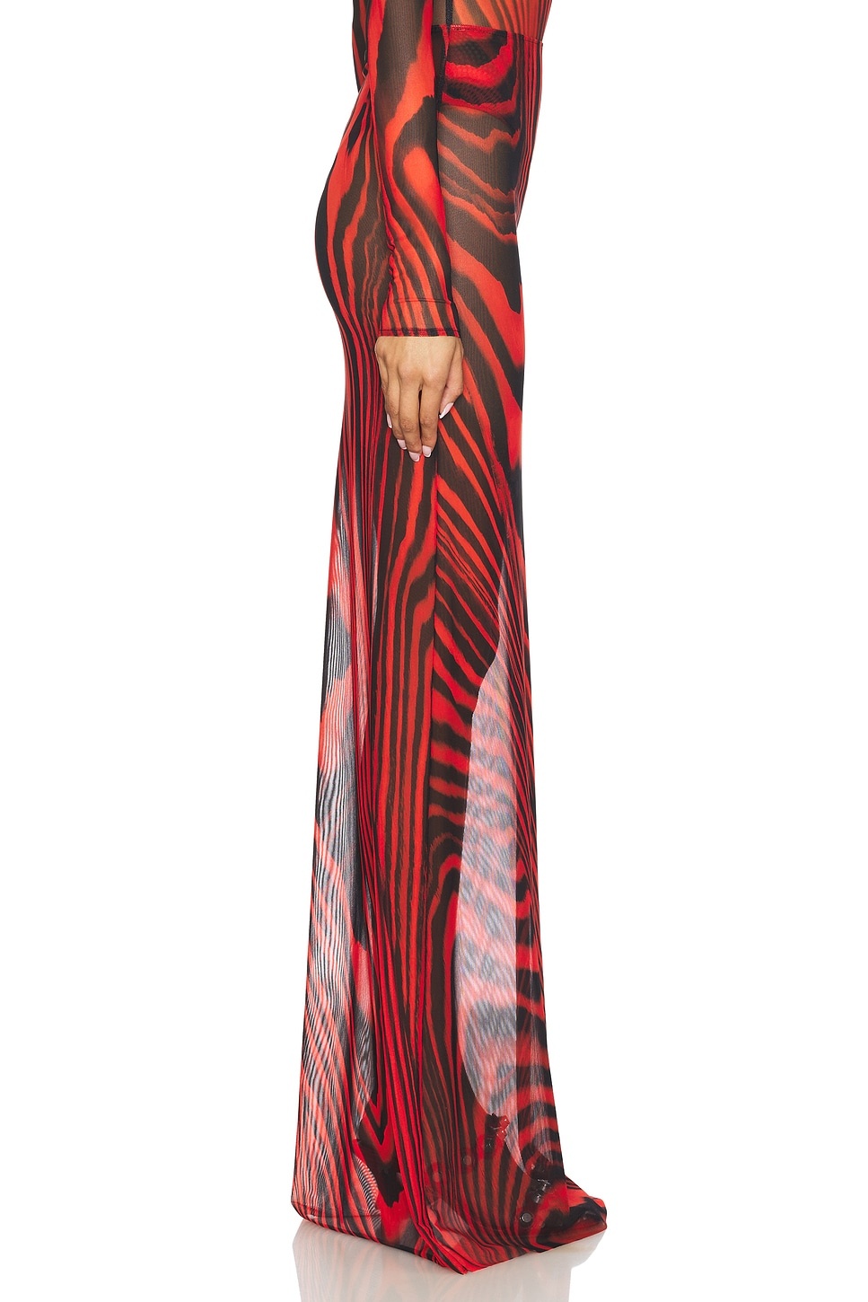 Mesh Maxi Skirt - 3