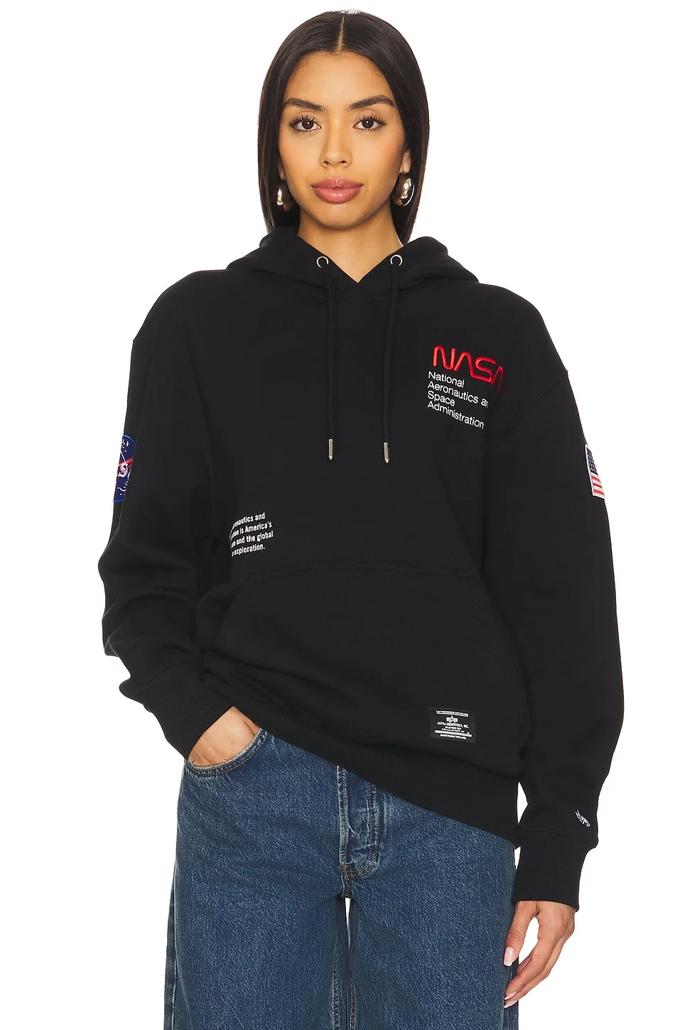Nasa Worm Logo Hoodie - 1