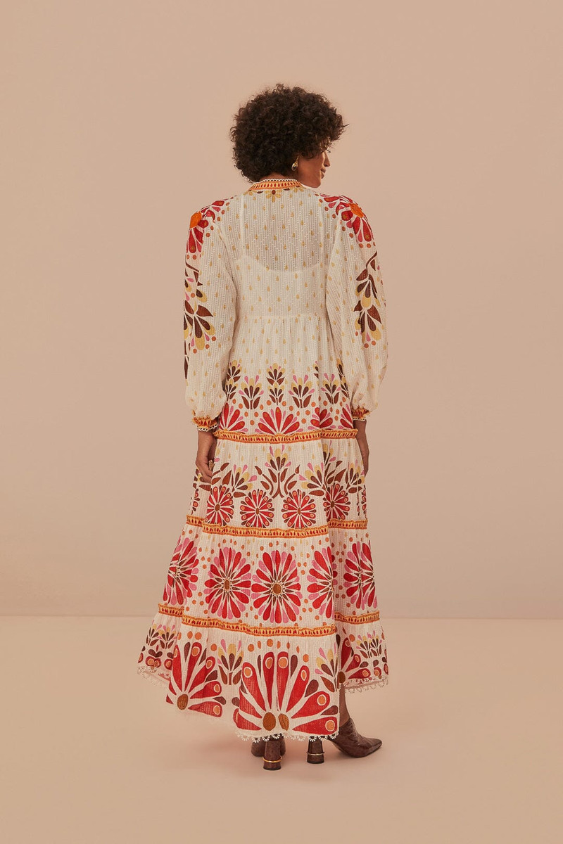 Off-White Ainika Flowers Maxi Dress 5