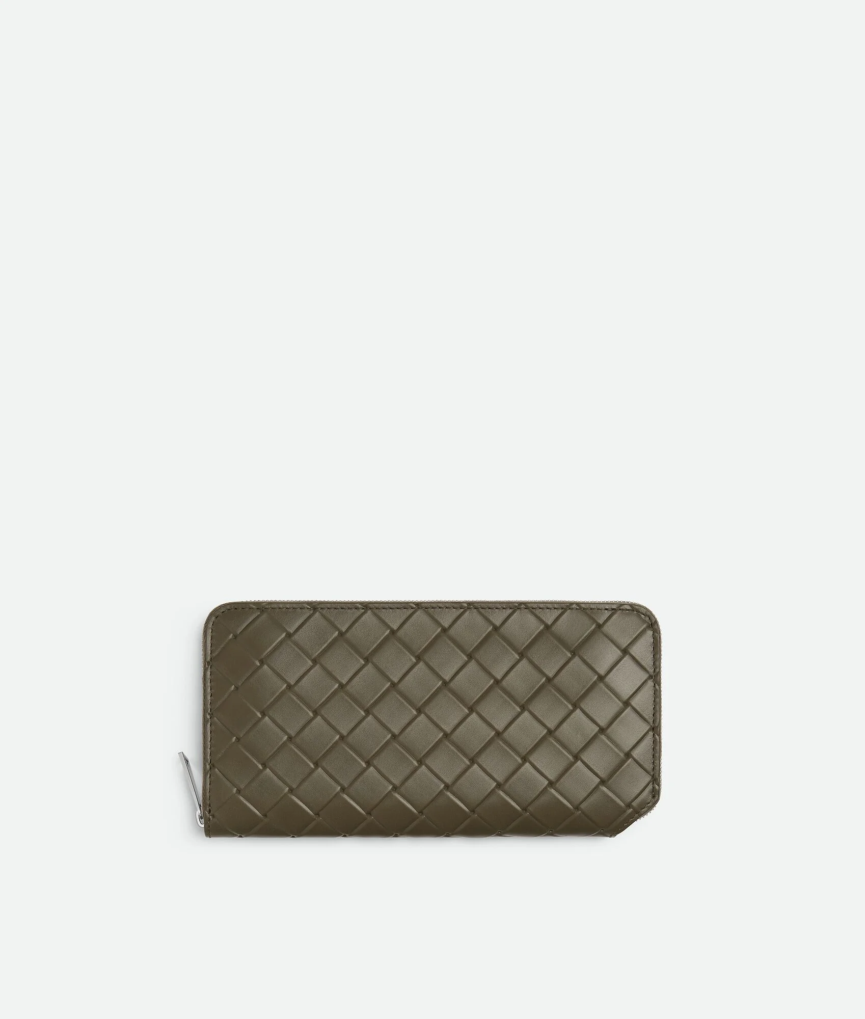 Intrecciato Stamp Zip Around Wallet - 1