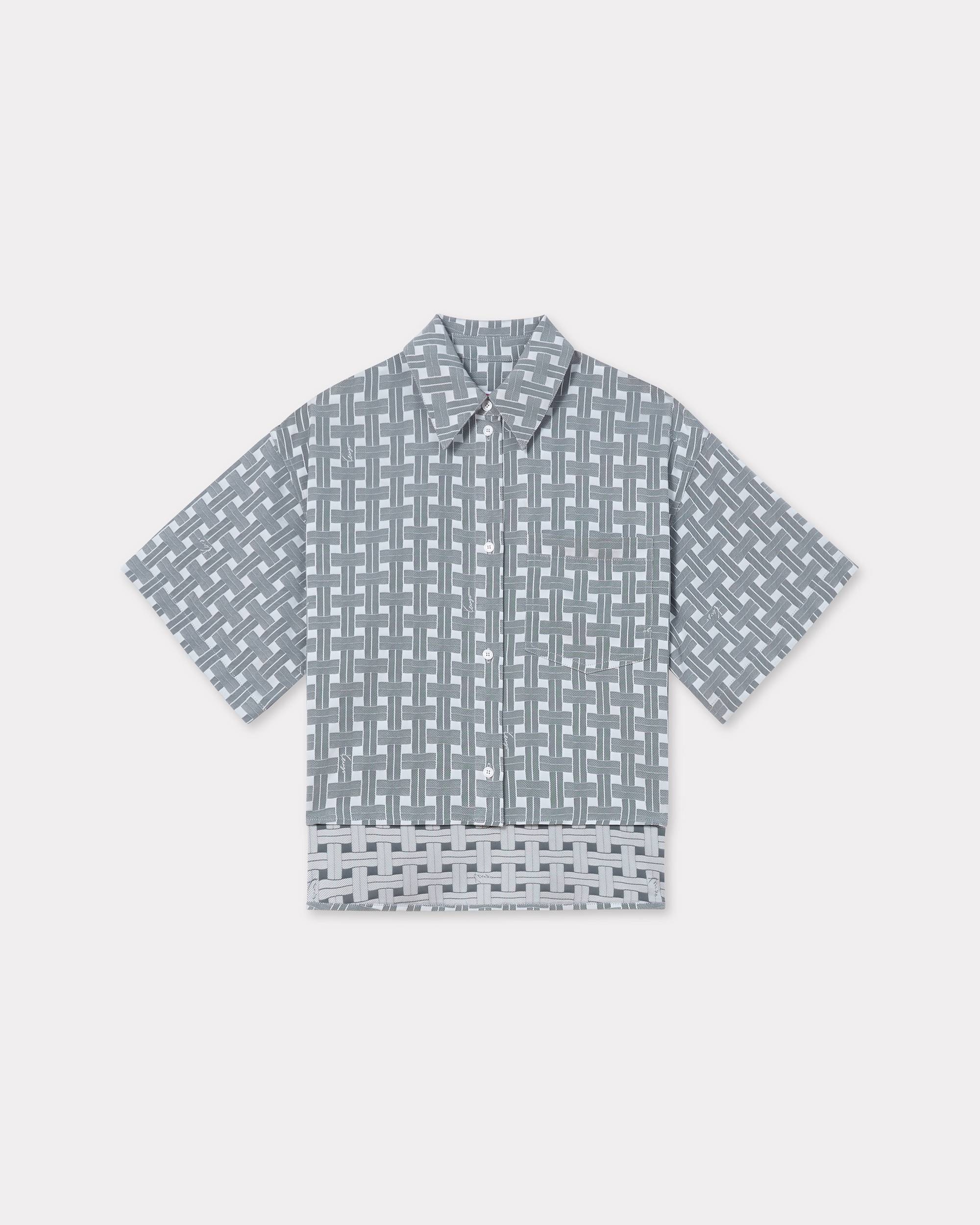 'KENZO Weave' cropped shirt - 1