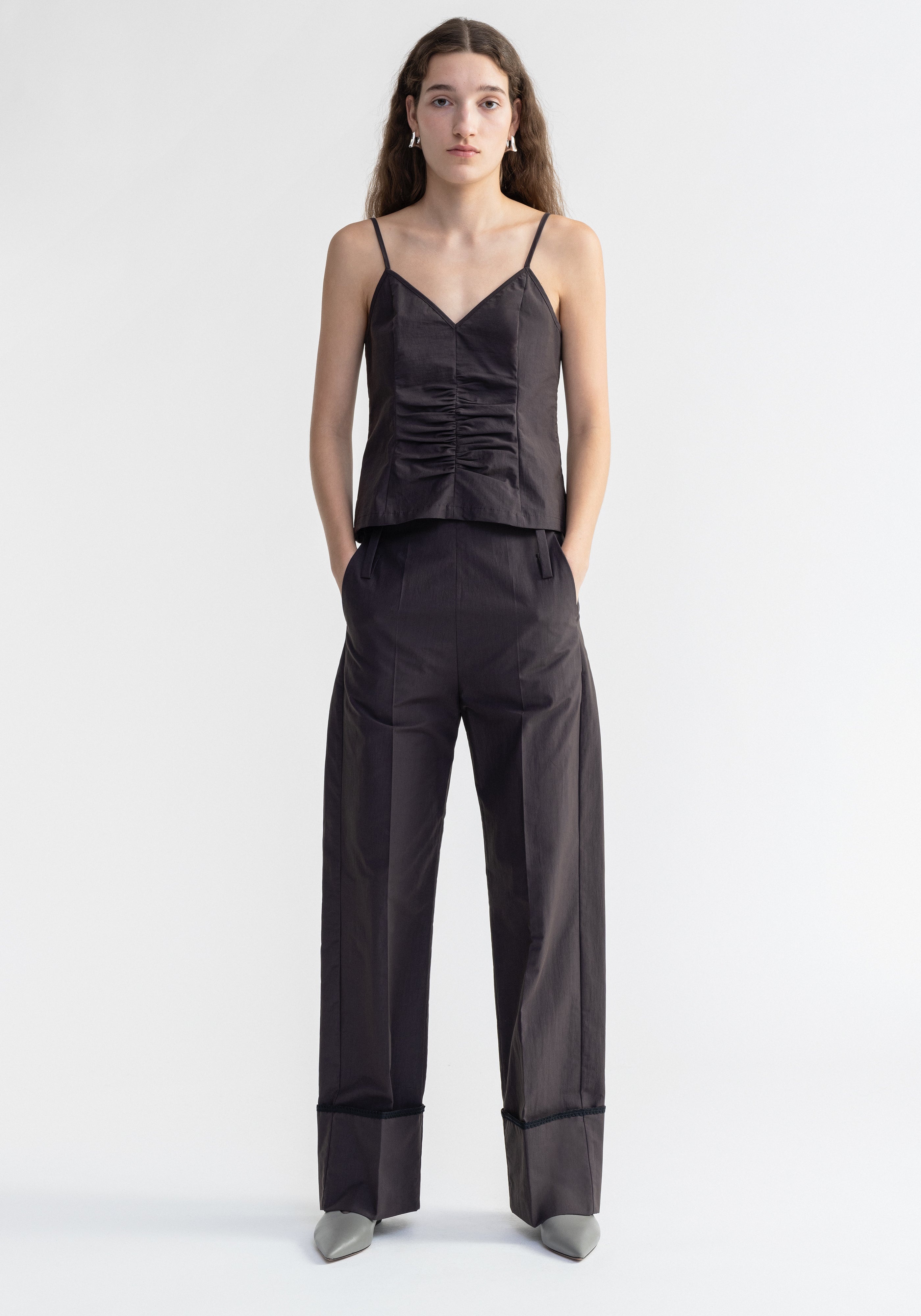 CHIP
Wide cuffed poplin pants - 3