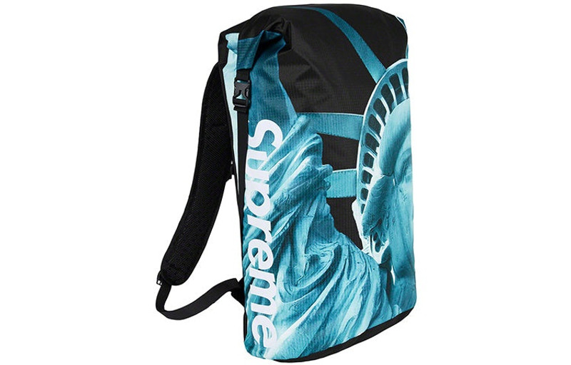 Supreme Supreme x The North Face Statue of Liberty Waterproof Backpack 'Blue Black' SUP-FW19-911 outlook