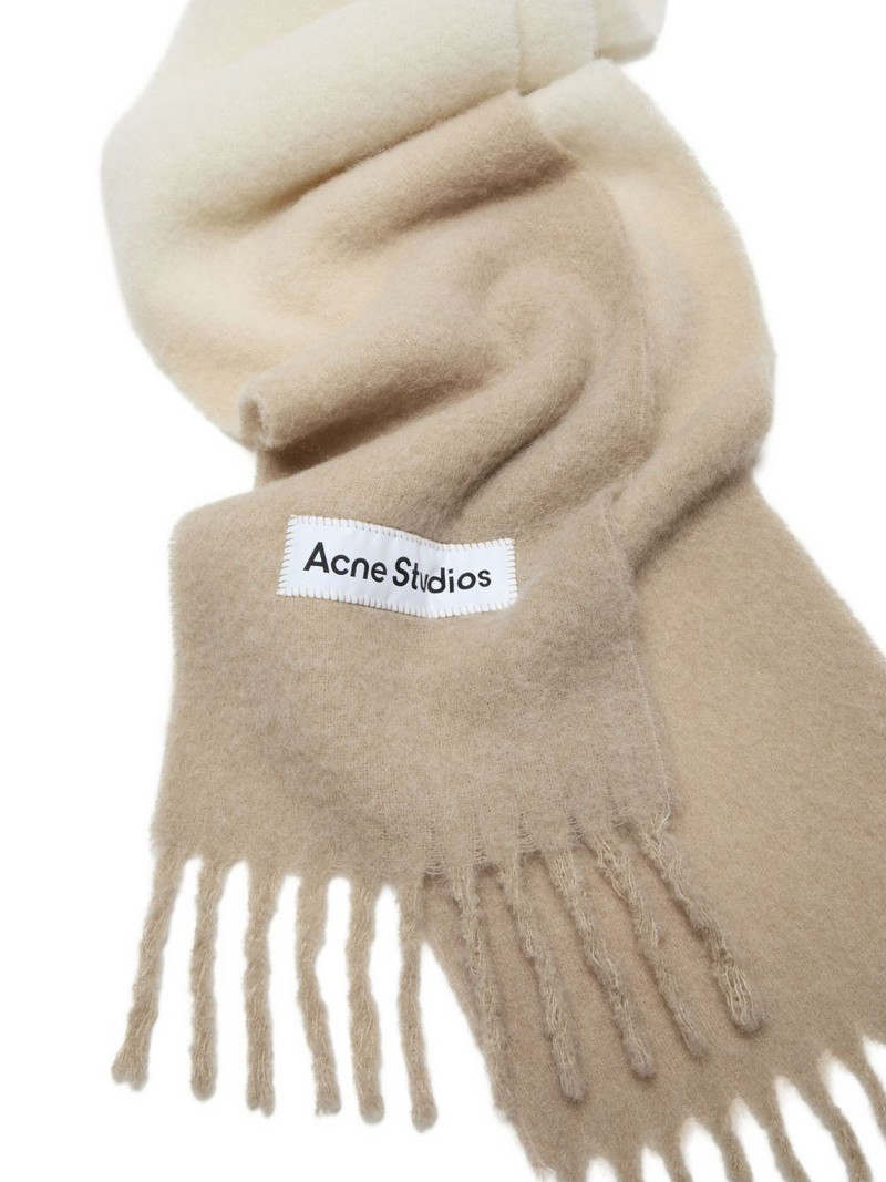 Acne Studios fringed scarf outlook