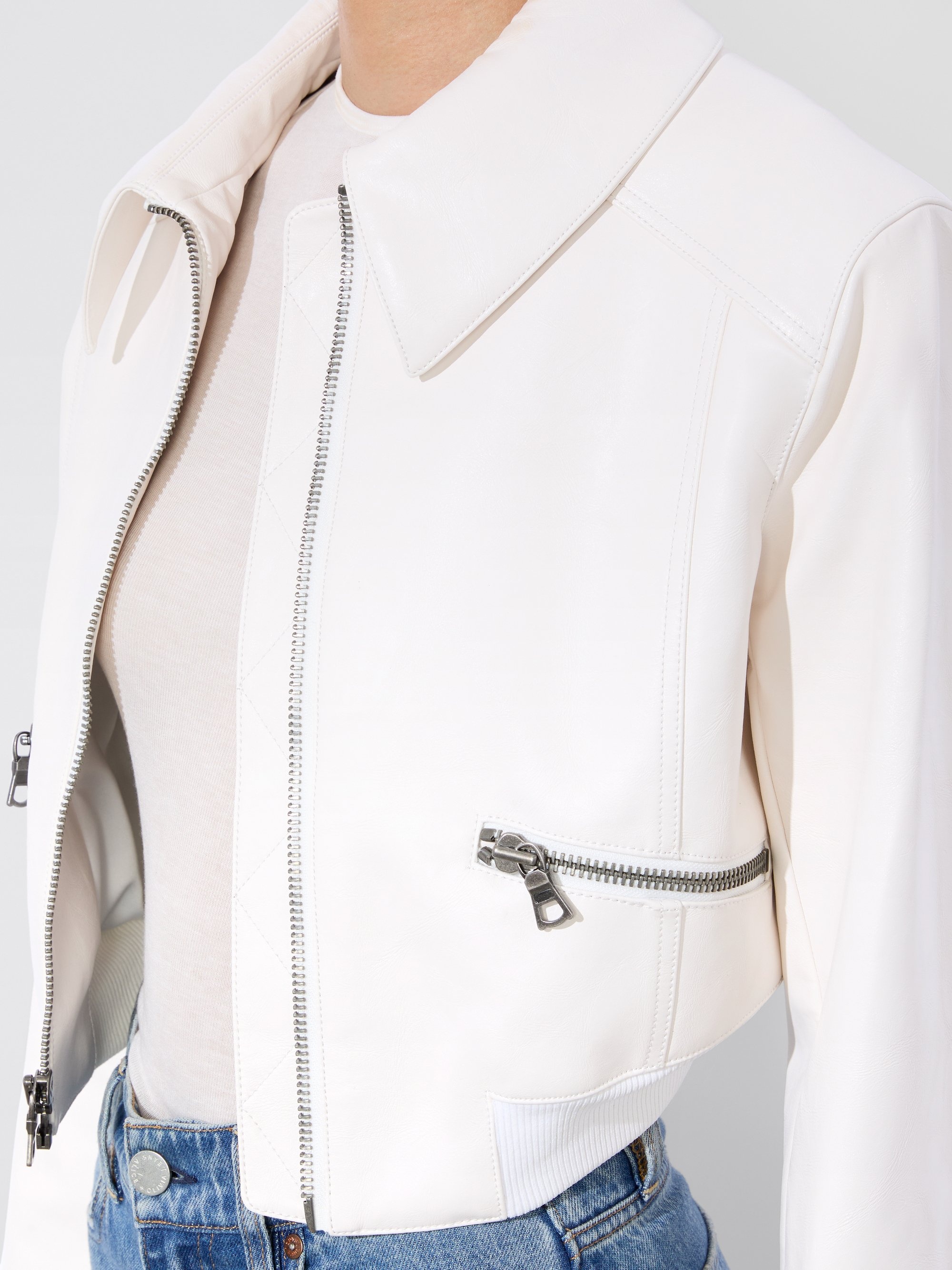 HYDE CROPPED VEGAN JACKET - 5