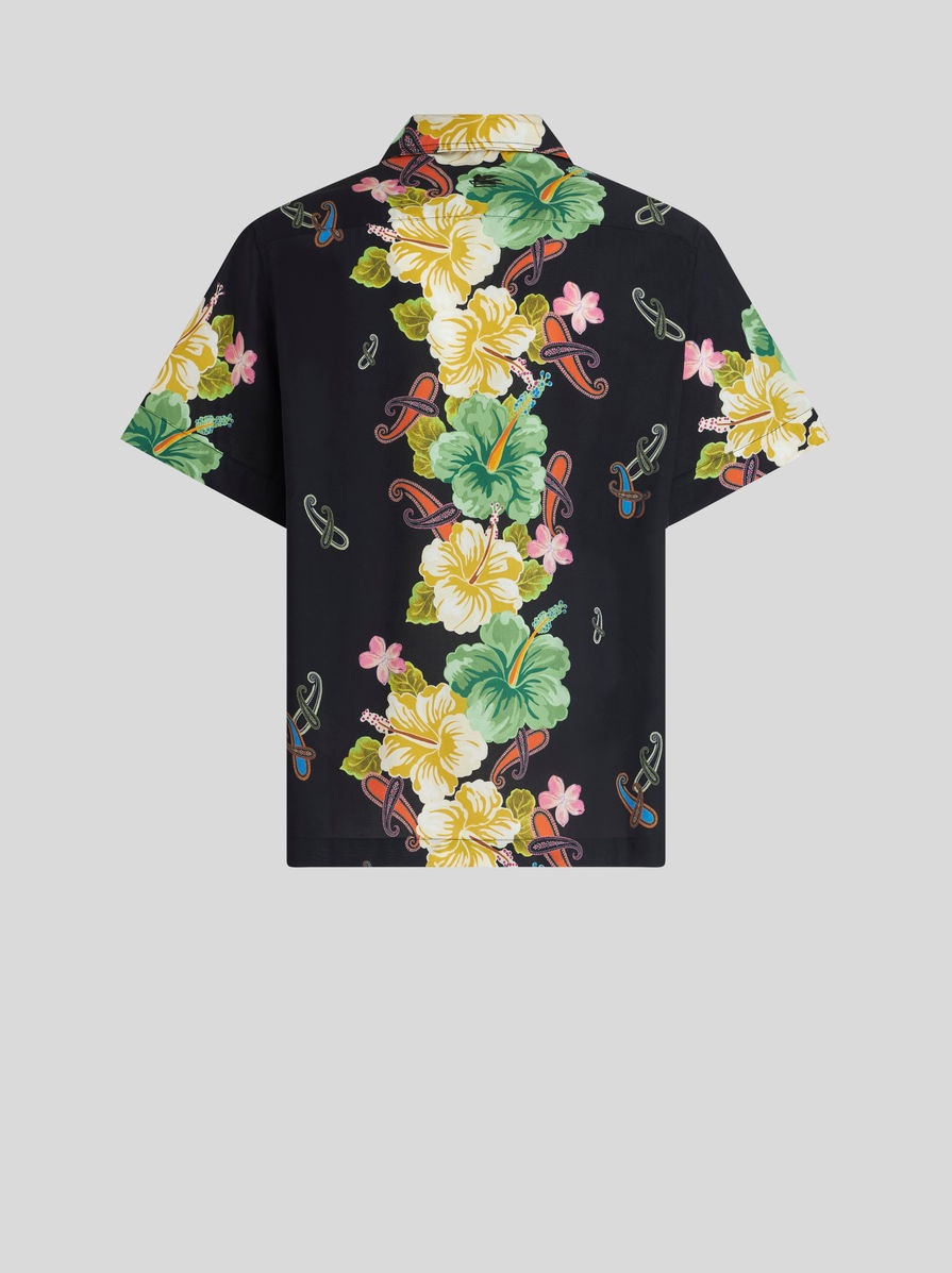 FLORAL PAISLEY BOWLING SHIRT - 6