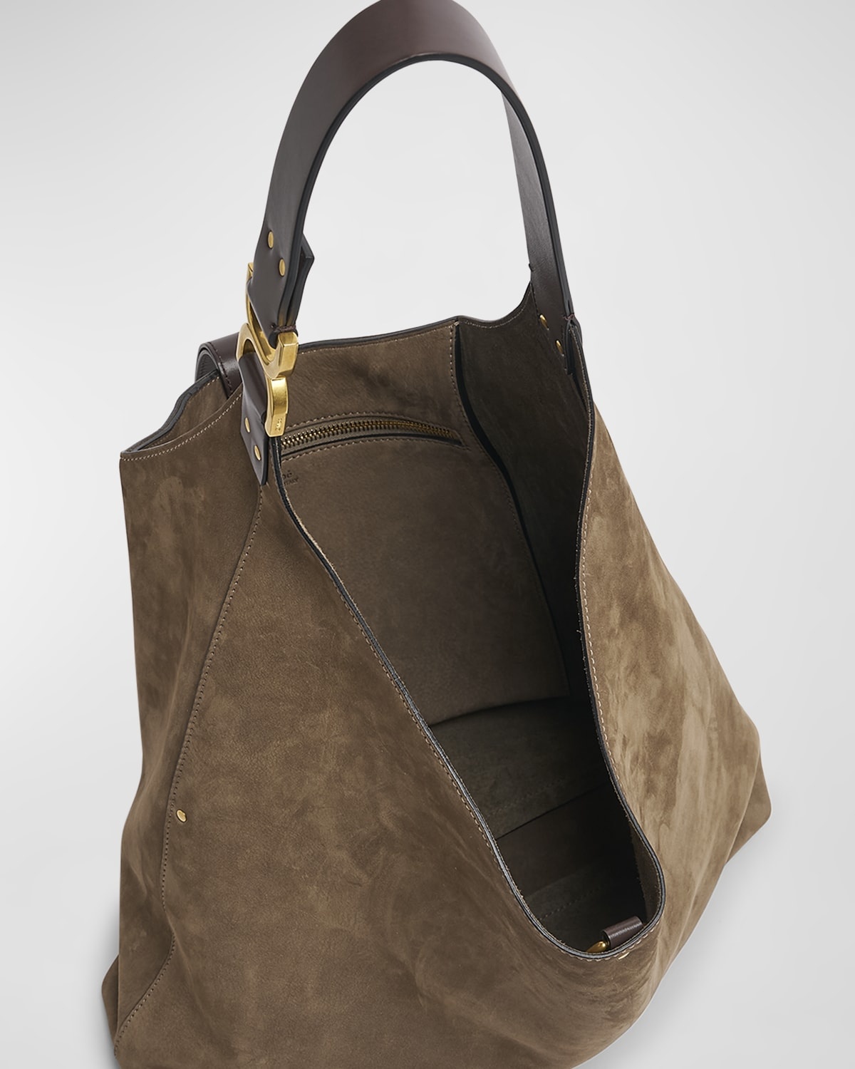 Marcie Large Hobo Bag in Nubuck Calfskin - 3