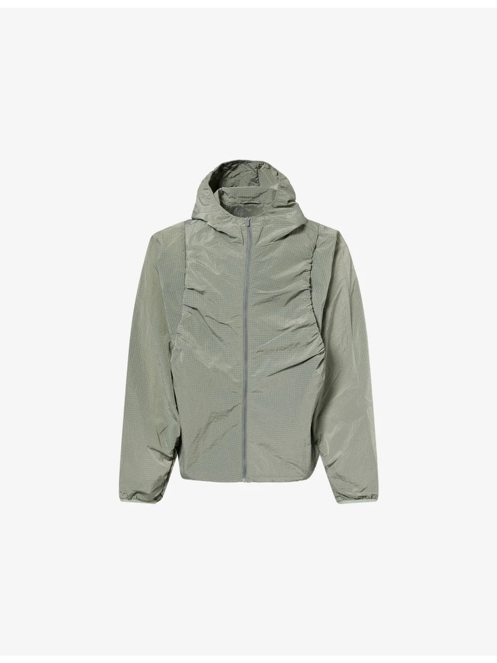 Ofunato Hooded Nylon Windbreaker Jacket - 1