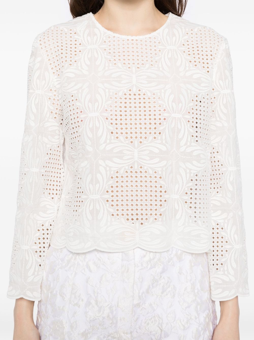 round-neck top - 5