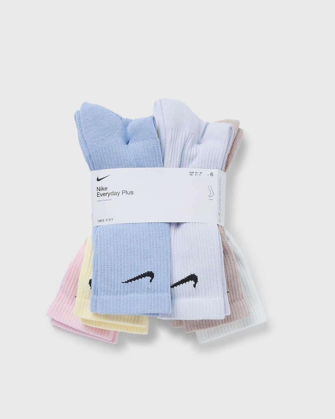 Nike Everyday Plus Cushioned Training Crew Socks (6 Pairs) | REVERSIBLE