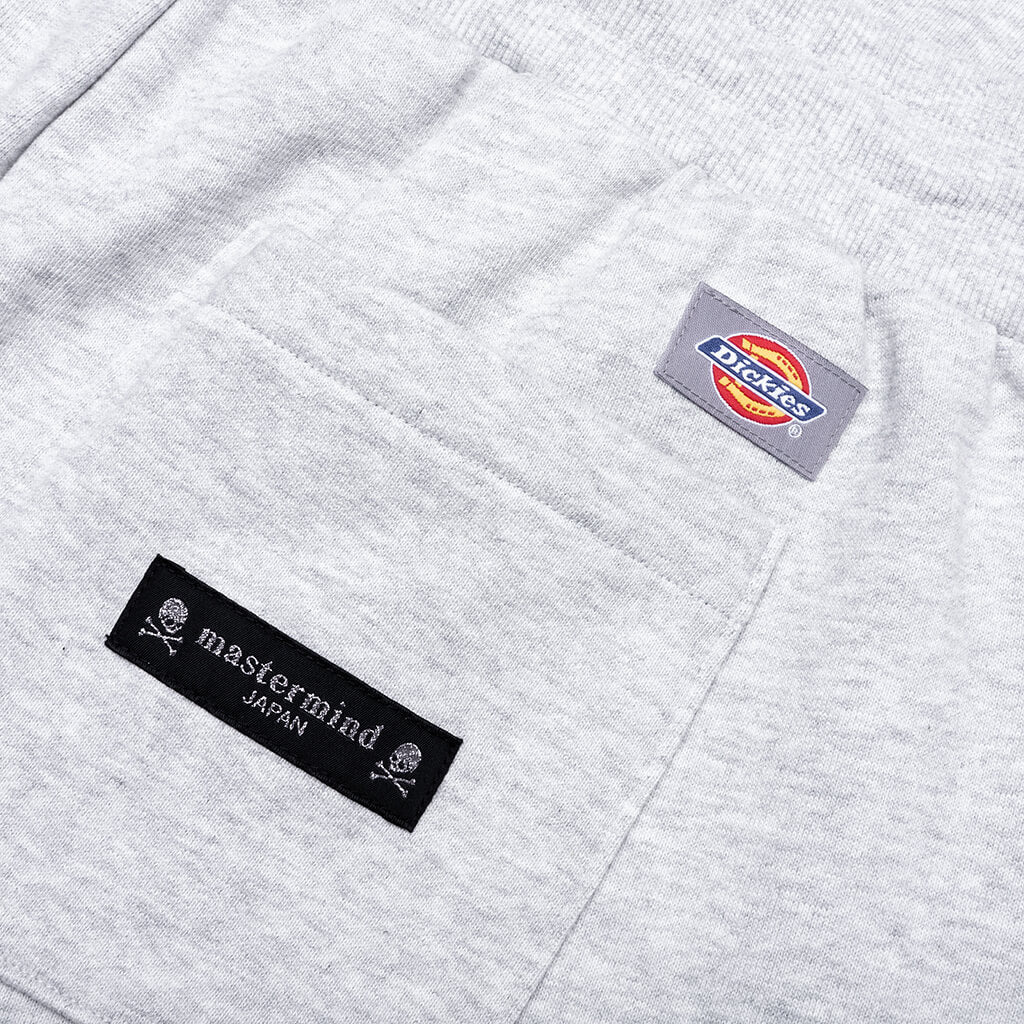 DICKIES X MASTERMIND JAPAN SWEAT PANTS - TOP GREY - 5