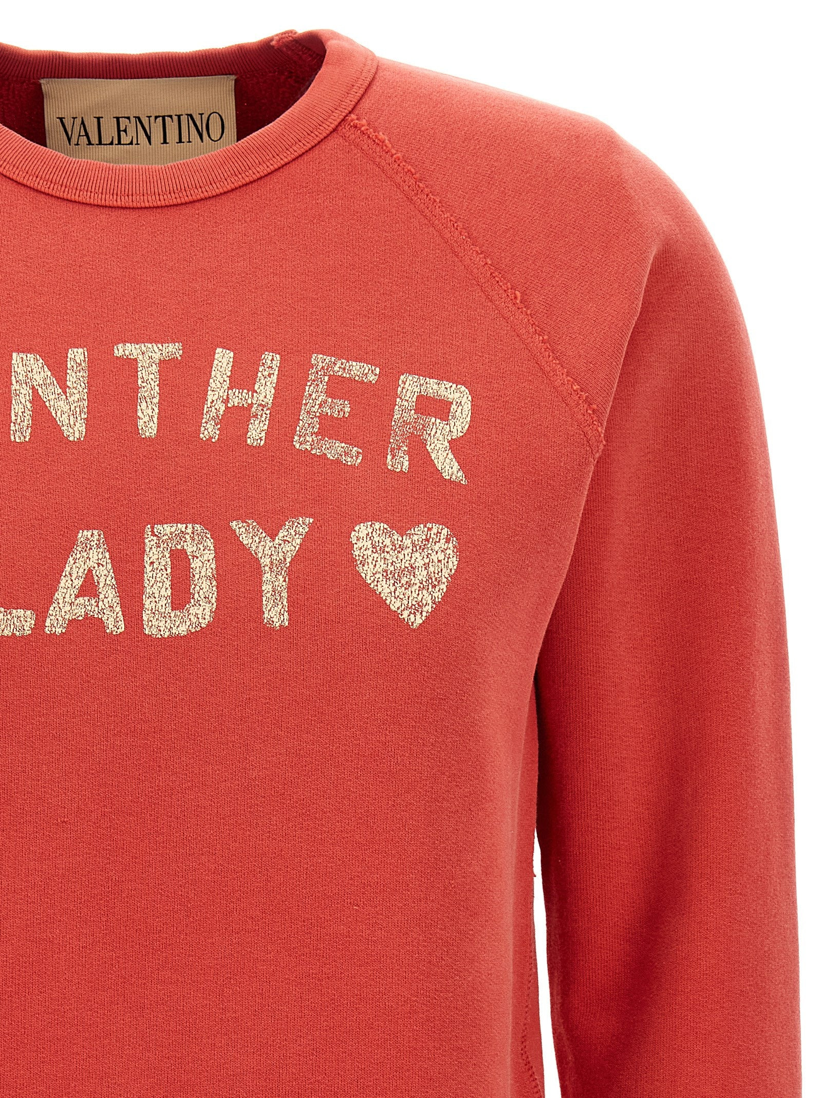 Panther Lady Sweatshirt Red - 3