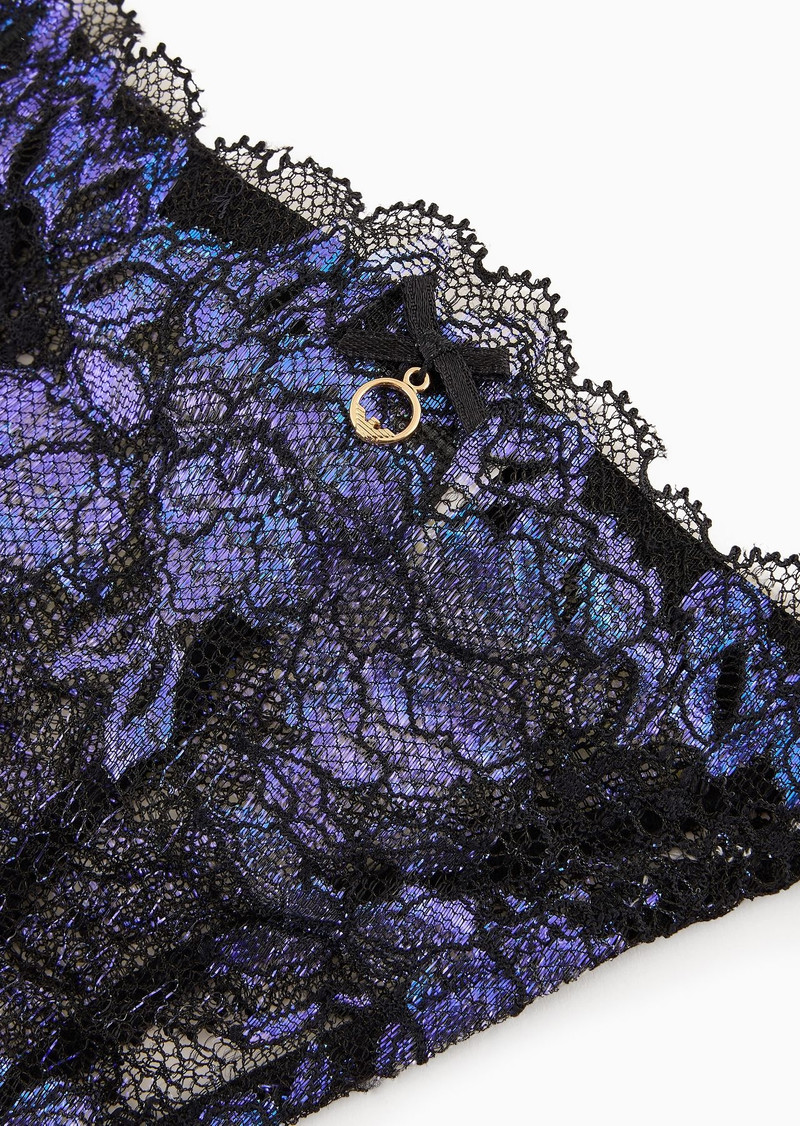 EMPORIO ARMANI Holidays lace thong outlook