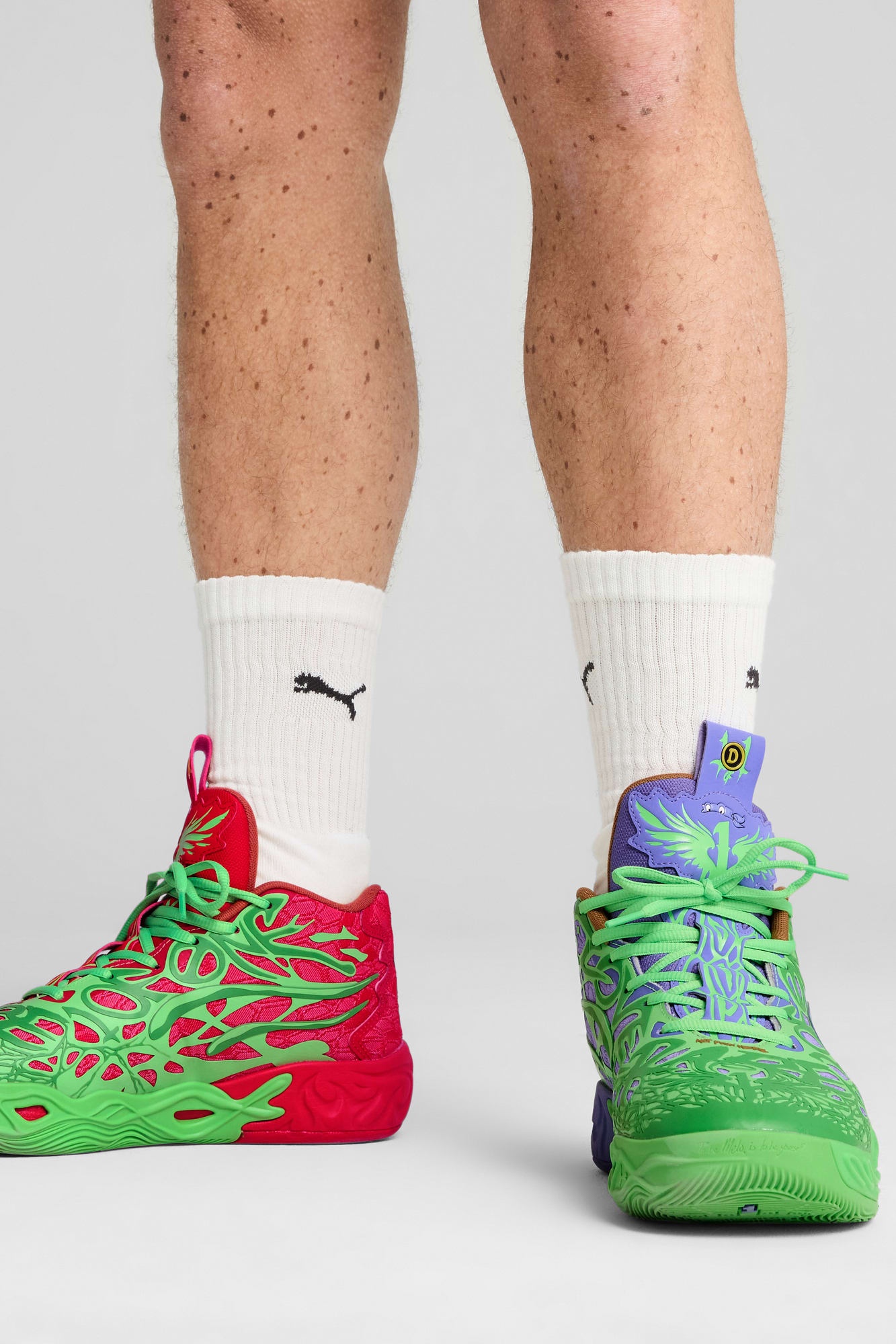 PUMA x LAMELO BALL x TMNT MB.04 Raphael and Donatello Men's Basketball Shoes - 9