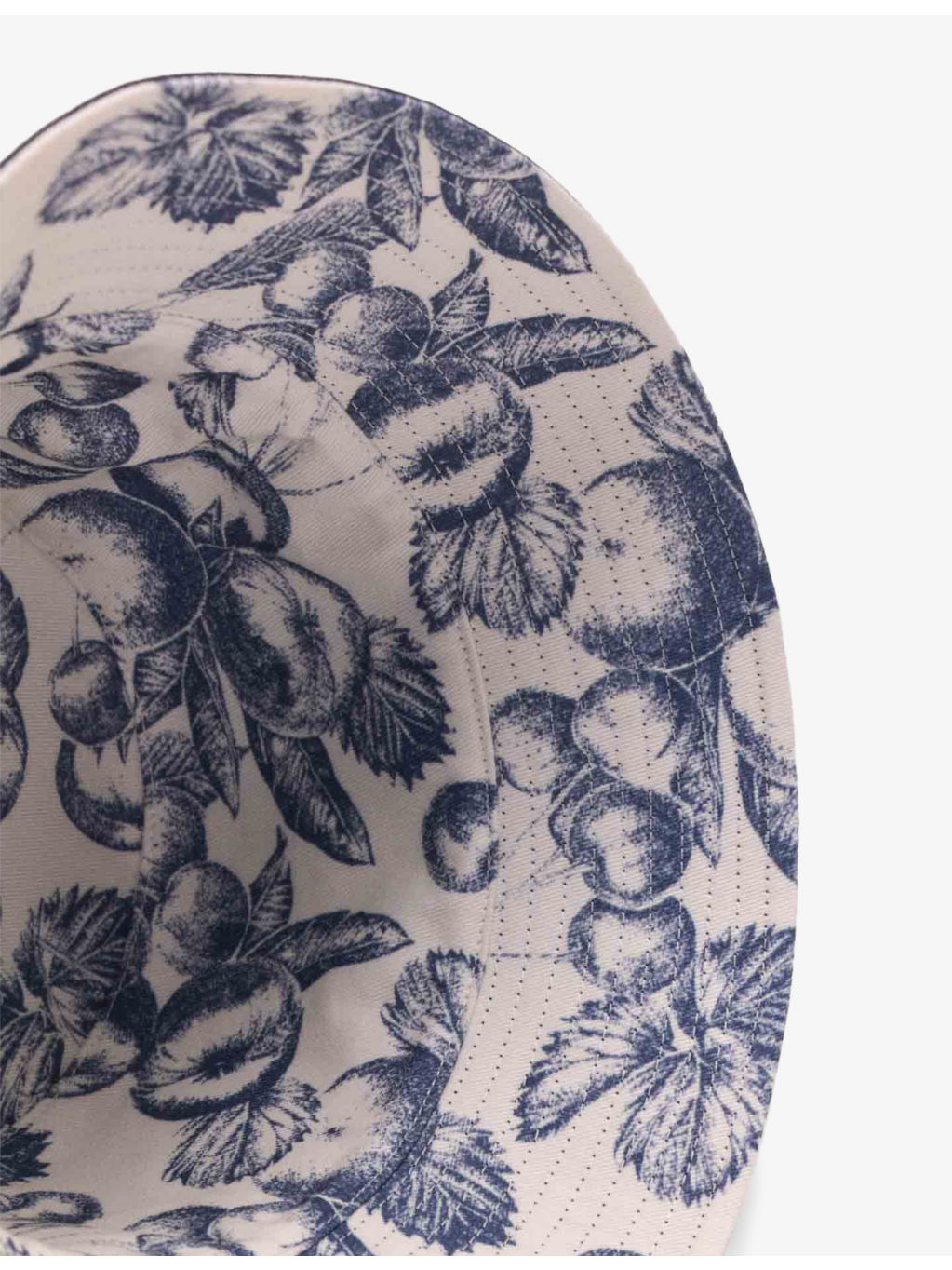 Reversible Fruit-Print Cotton Bucket Hat - 4