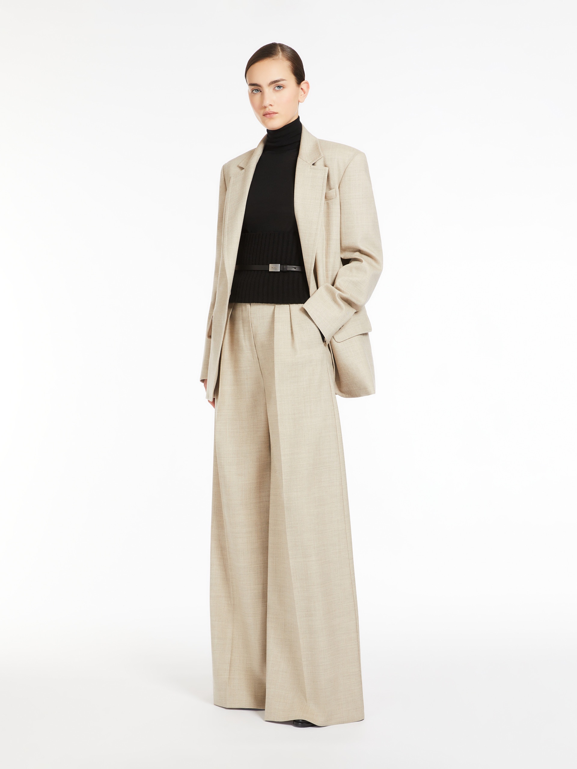 ROSI Single-breasted blazer in mélange wool - 2