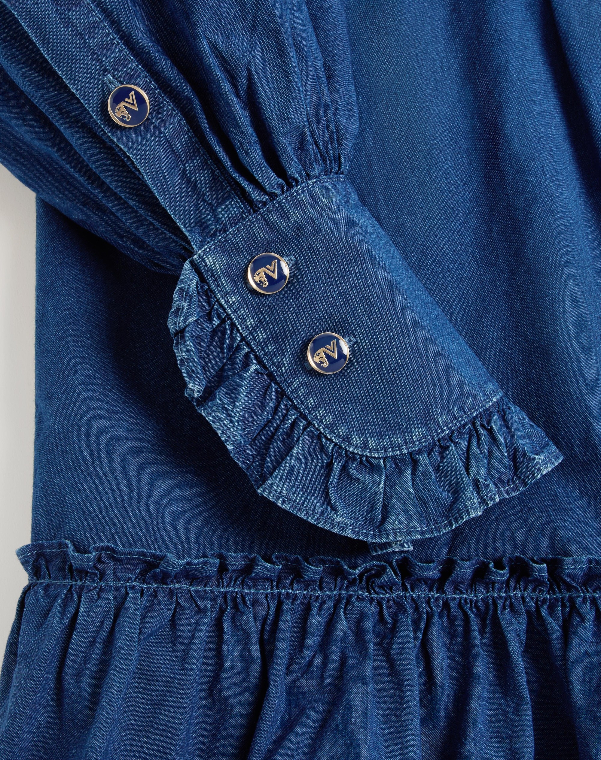 LIGHTWEIGHT DENIM DRESS - 8