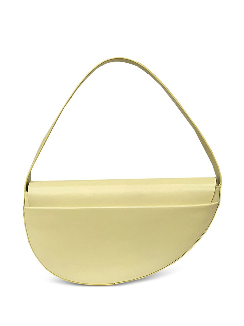 LOW CLASSIC Flow half-moon leather shoulder bag outlook