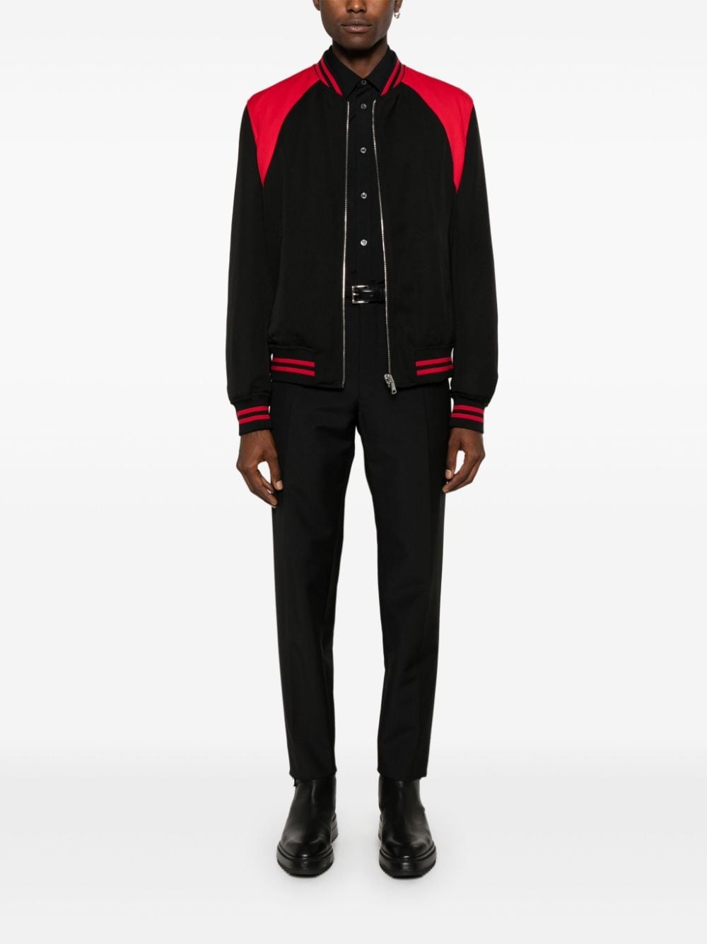 two-tone reversible bomber jacket - 2