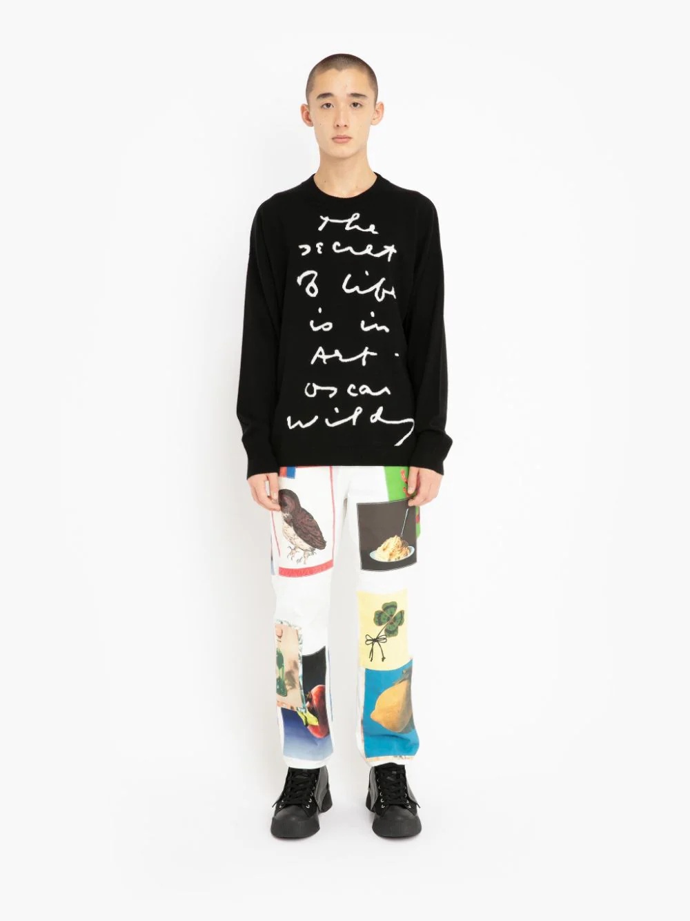 OSCAR WILDE CAPSULE: QUOTE CREWNECK JUMPER - 2