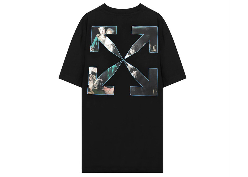 Off-White OFF-WHITE Caravaggio Painting T-shirt Black outlook