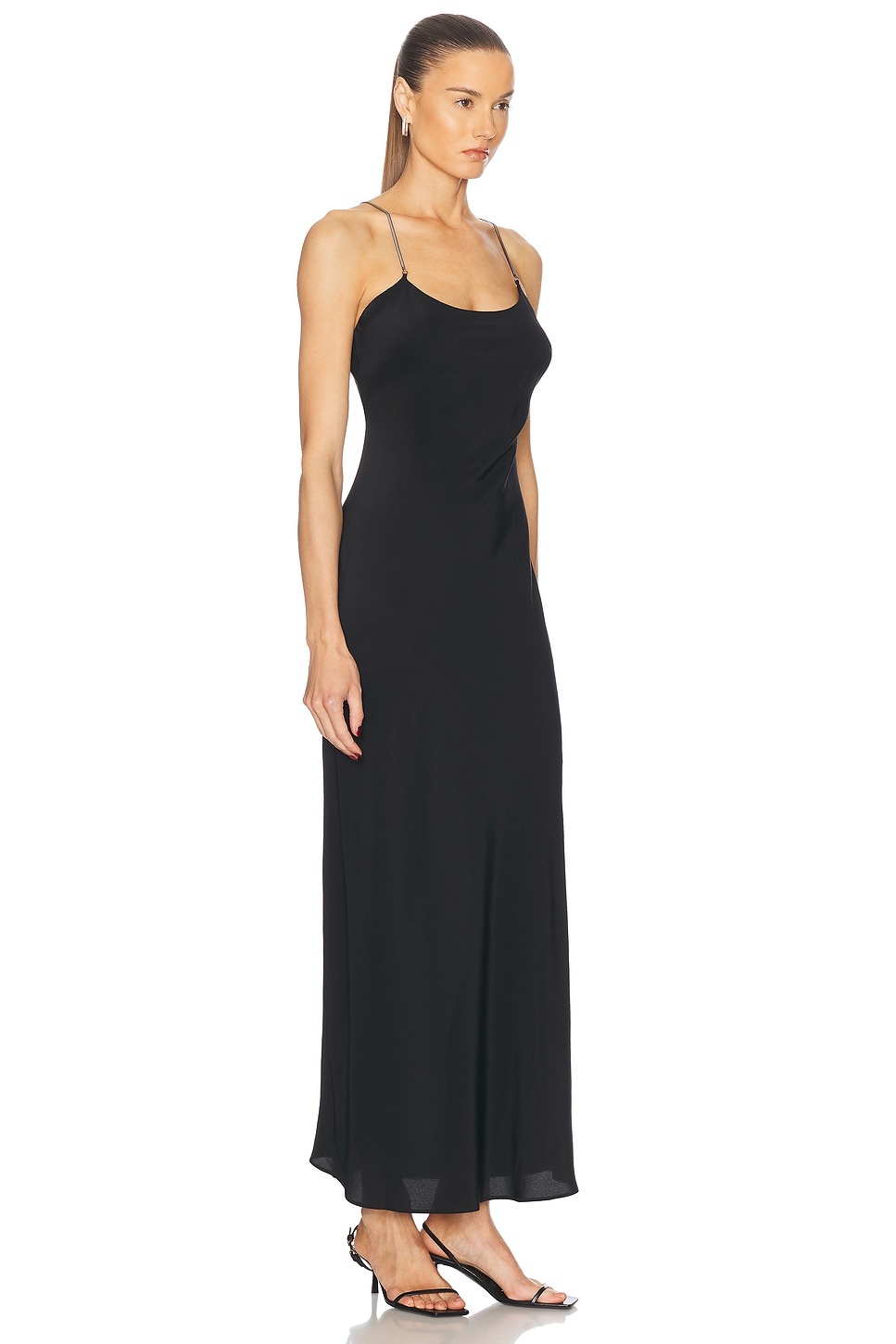 Fine Chain Silk Slip Dress - 2