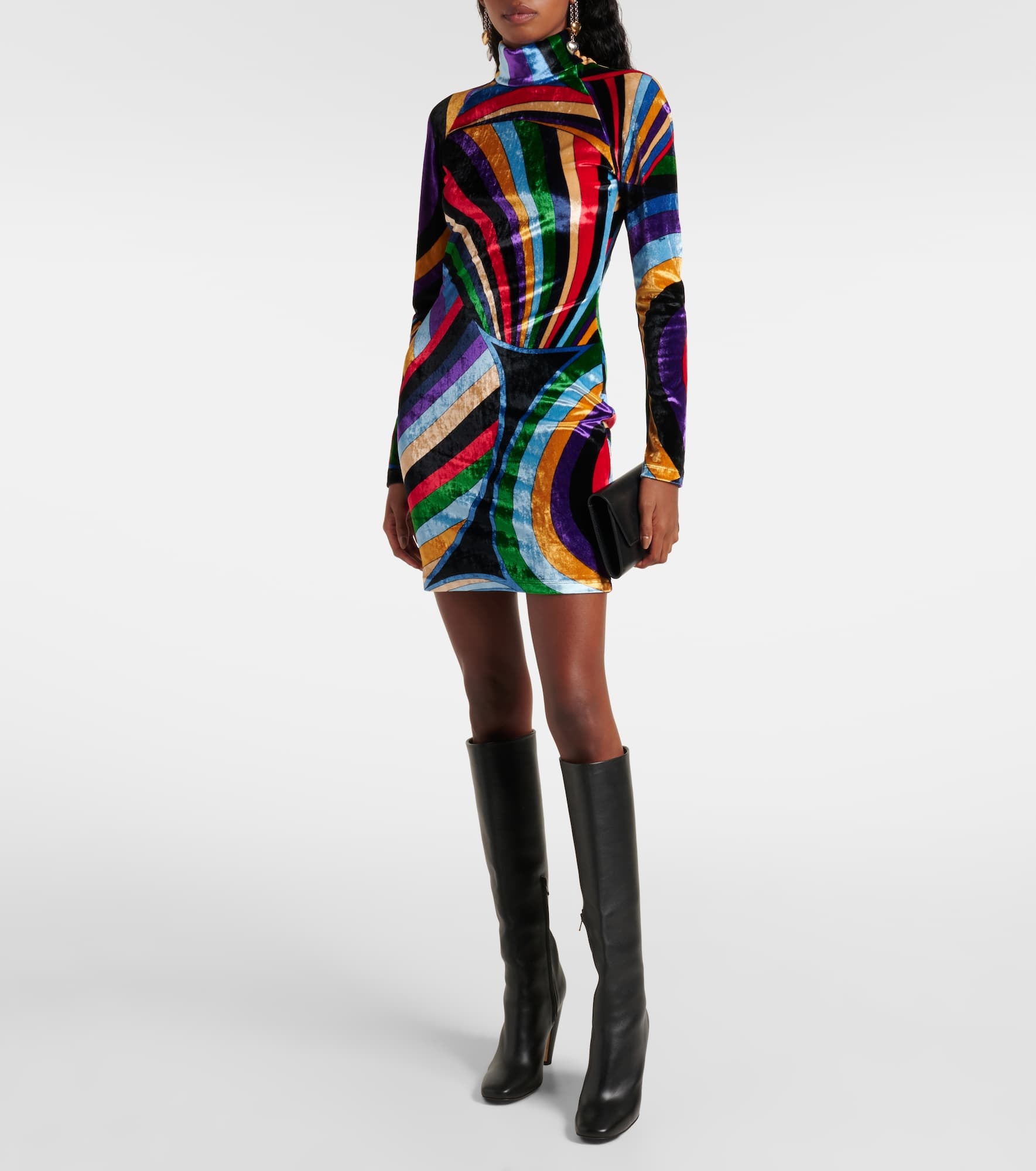 Iride velvet minidress - 2