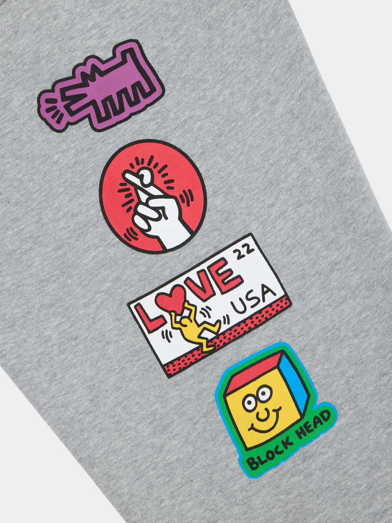 KEITH HARING X ALPHA POP SHOP GRAPHIC HOODIE 5