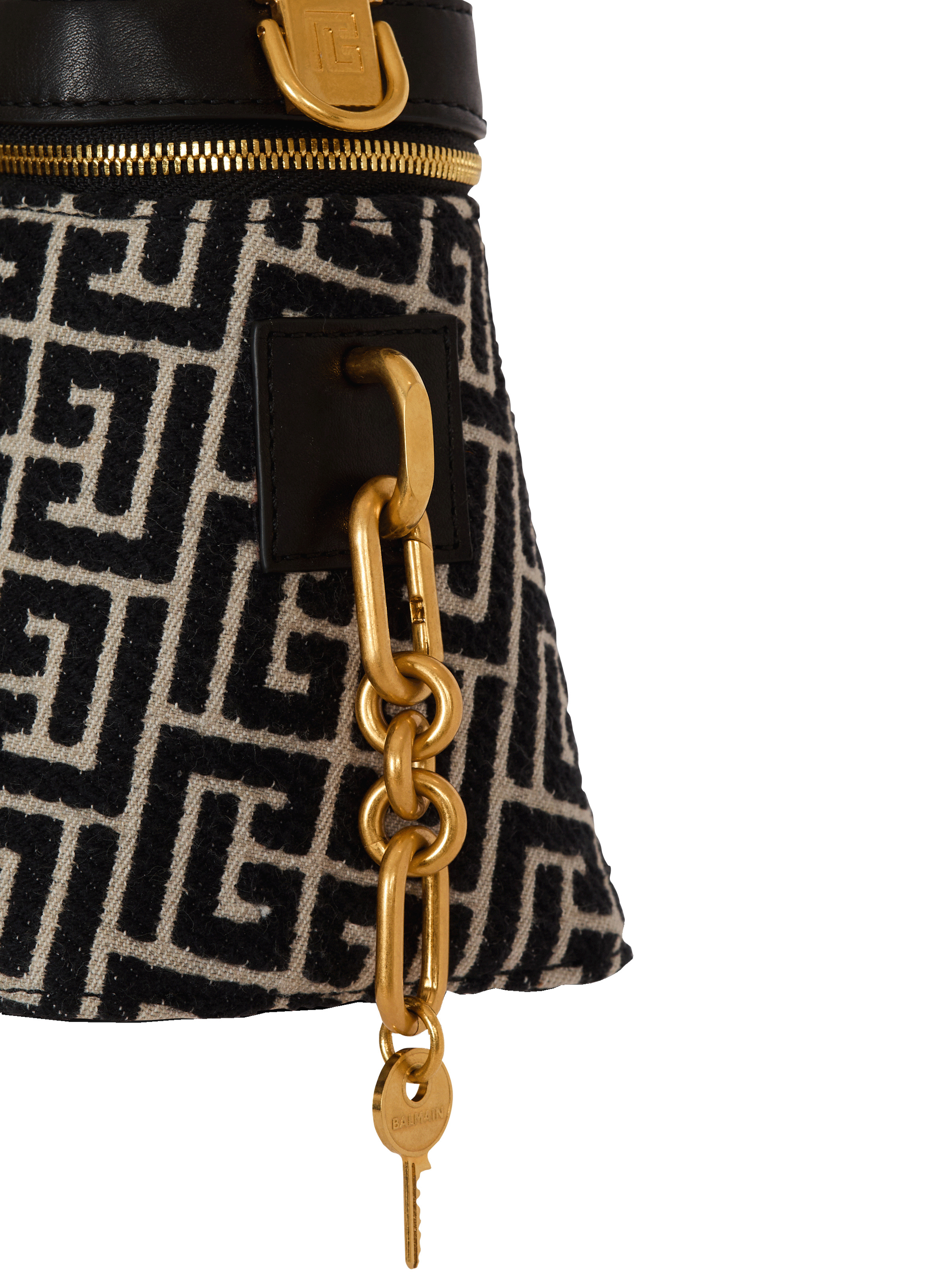 Pulse Vanity bag in monogrammed jacquard canvas and leather - 5