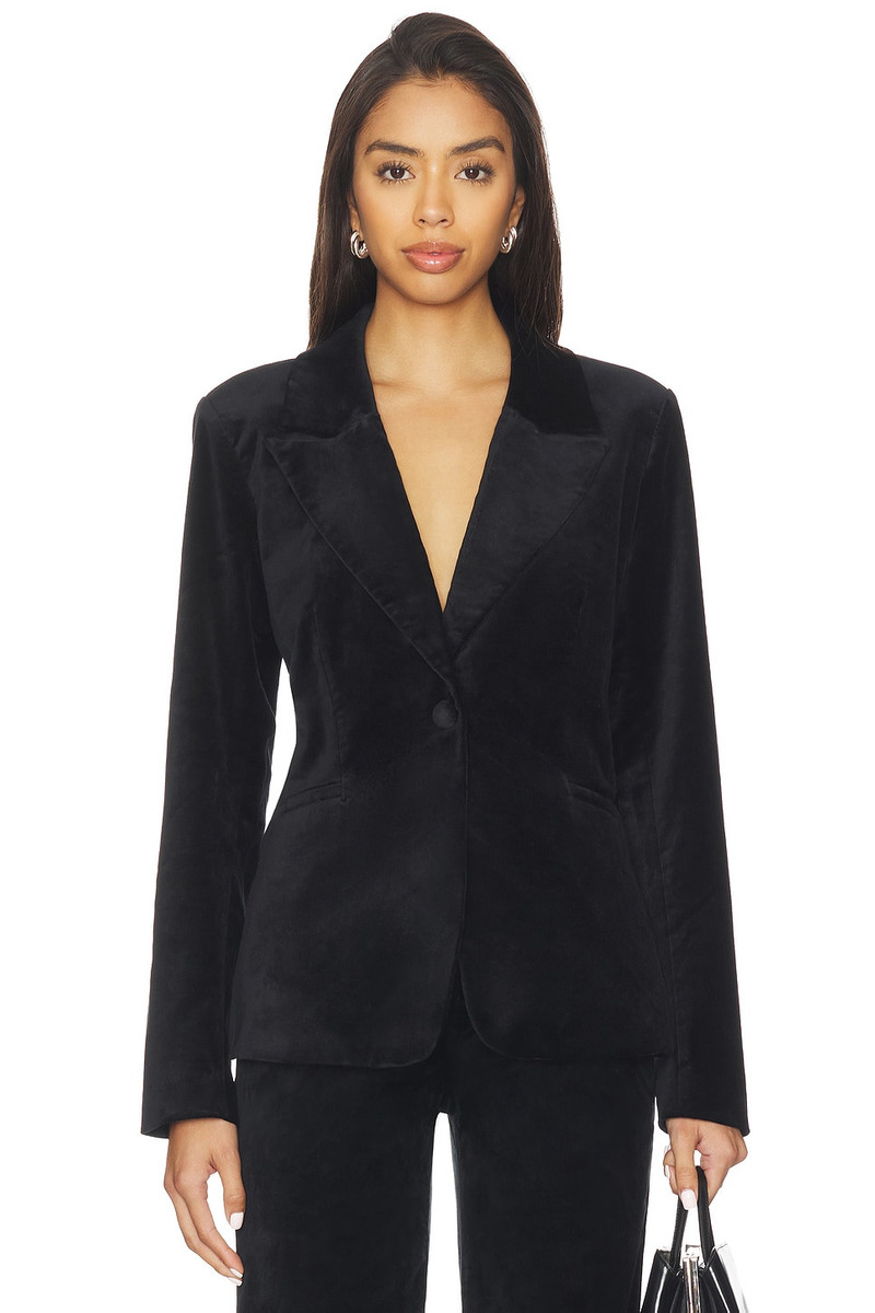 Velvet Sculpted Blazer 1
