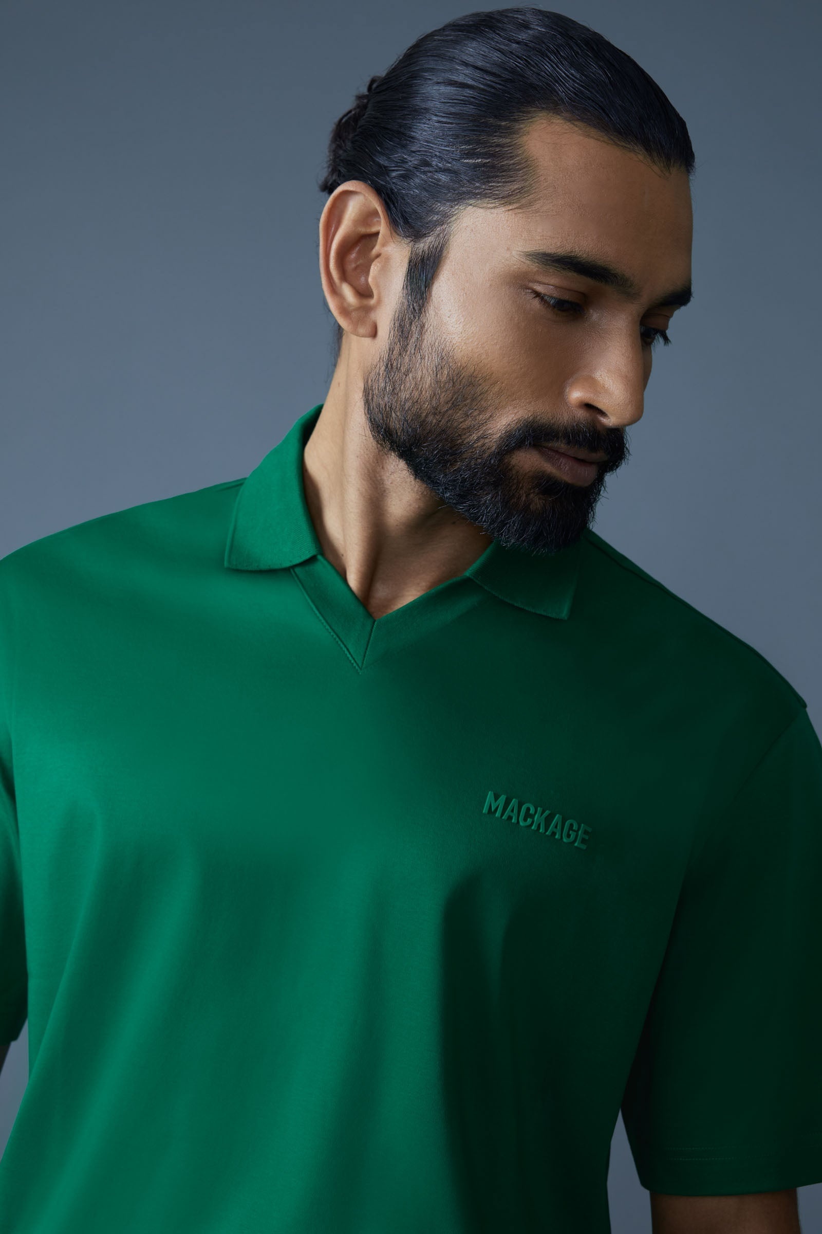 MACKAGE MARCO Organic Cotton Polo | REVERSIBLE