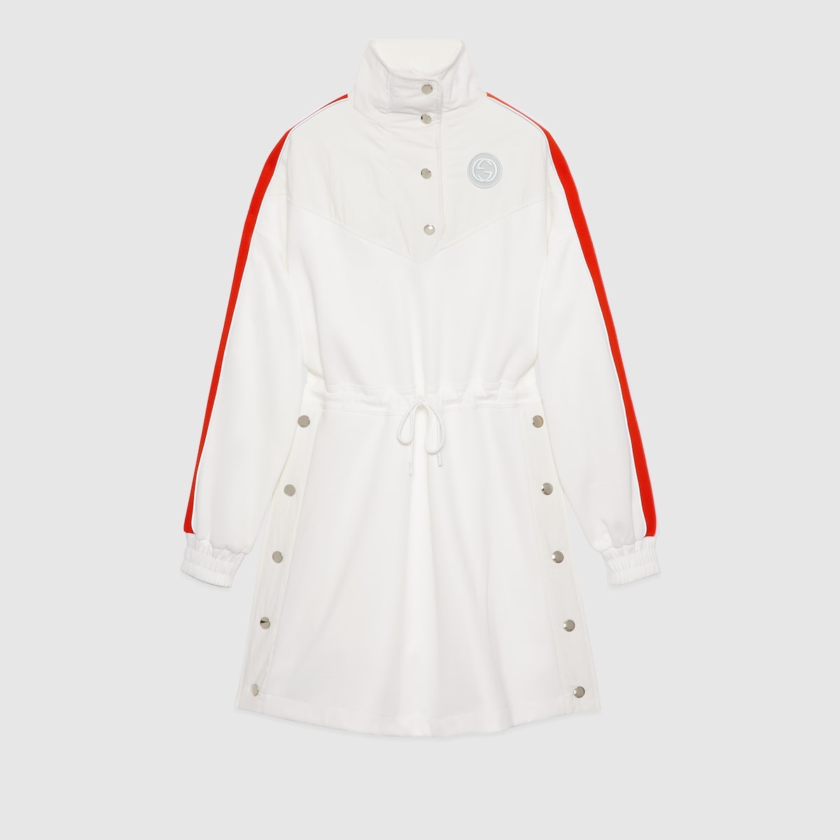 Technical jersey dress with Web - 1