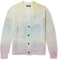 Ribbed Tie-Dyed Cashmere-Blend Cardigan - 6