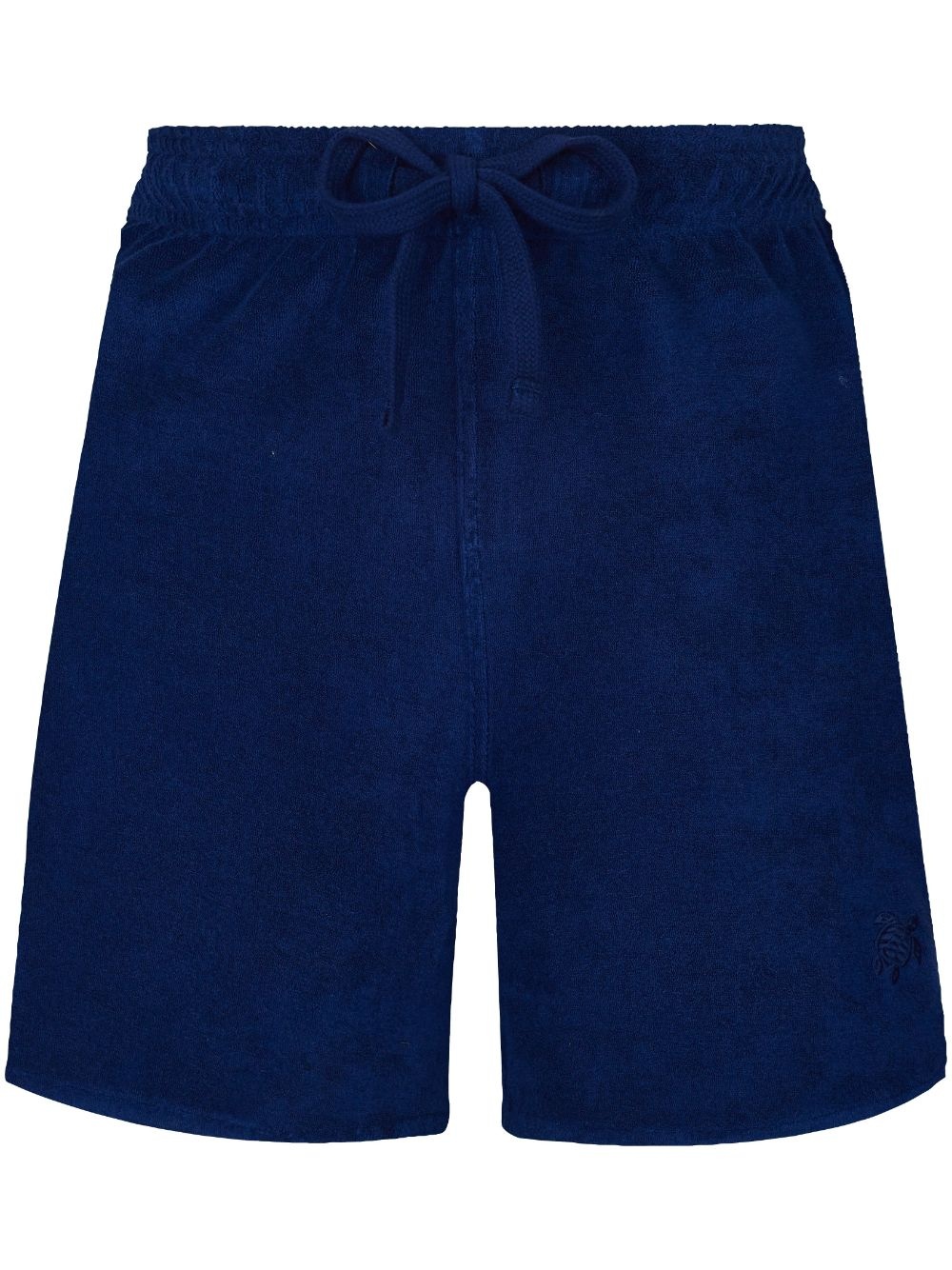 terrycloth drawstring shorts - 1