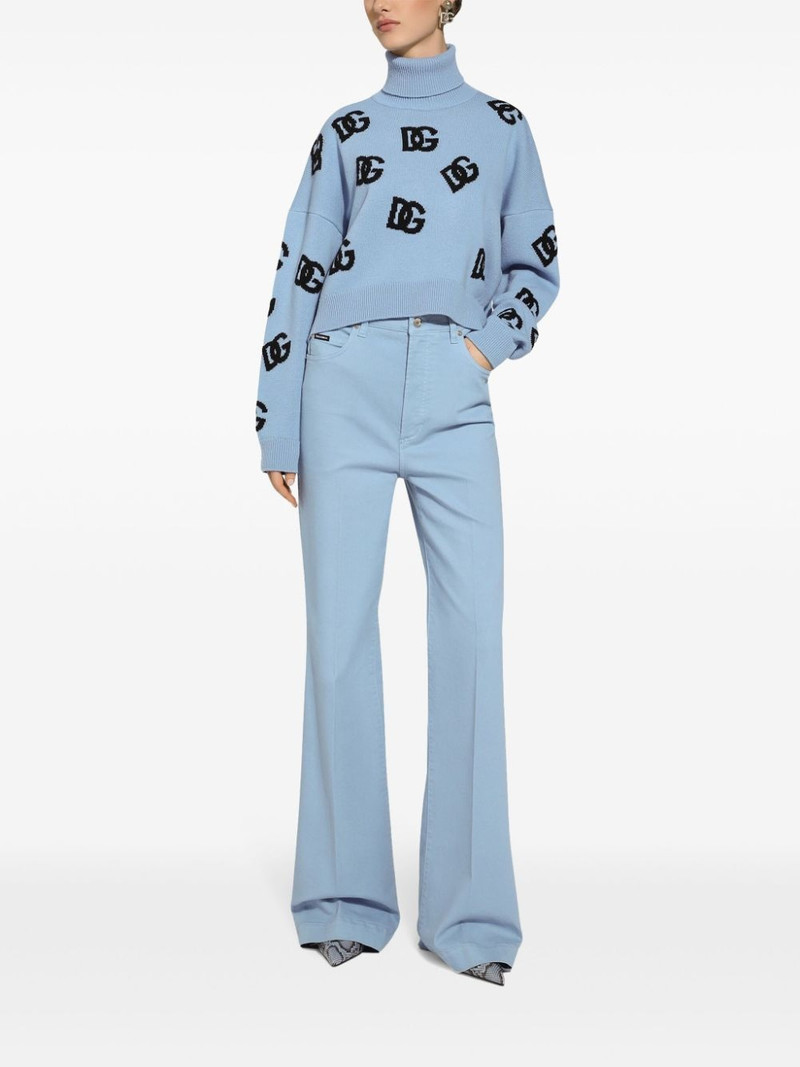 Dolce & Gabbana logo embroidered sweater outlook