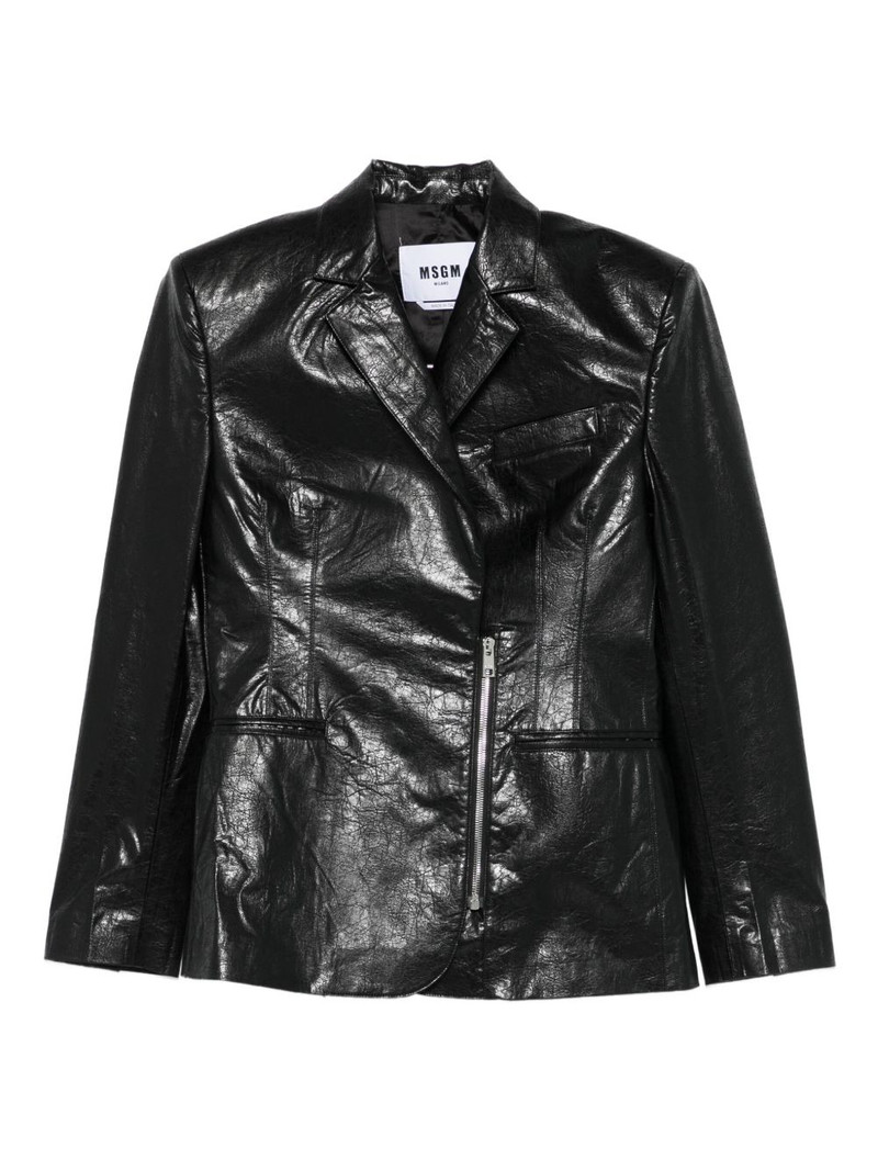 notched asymmetric-zip jacket 1