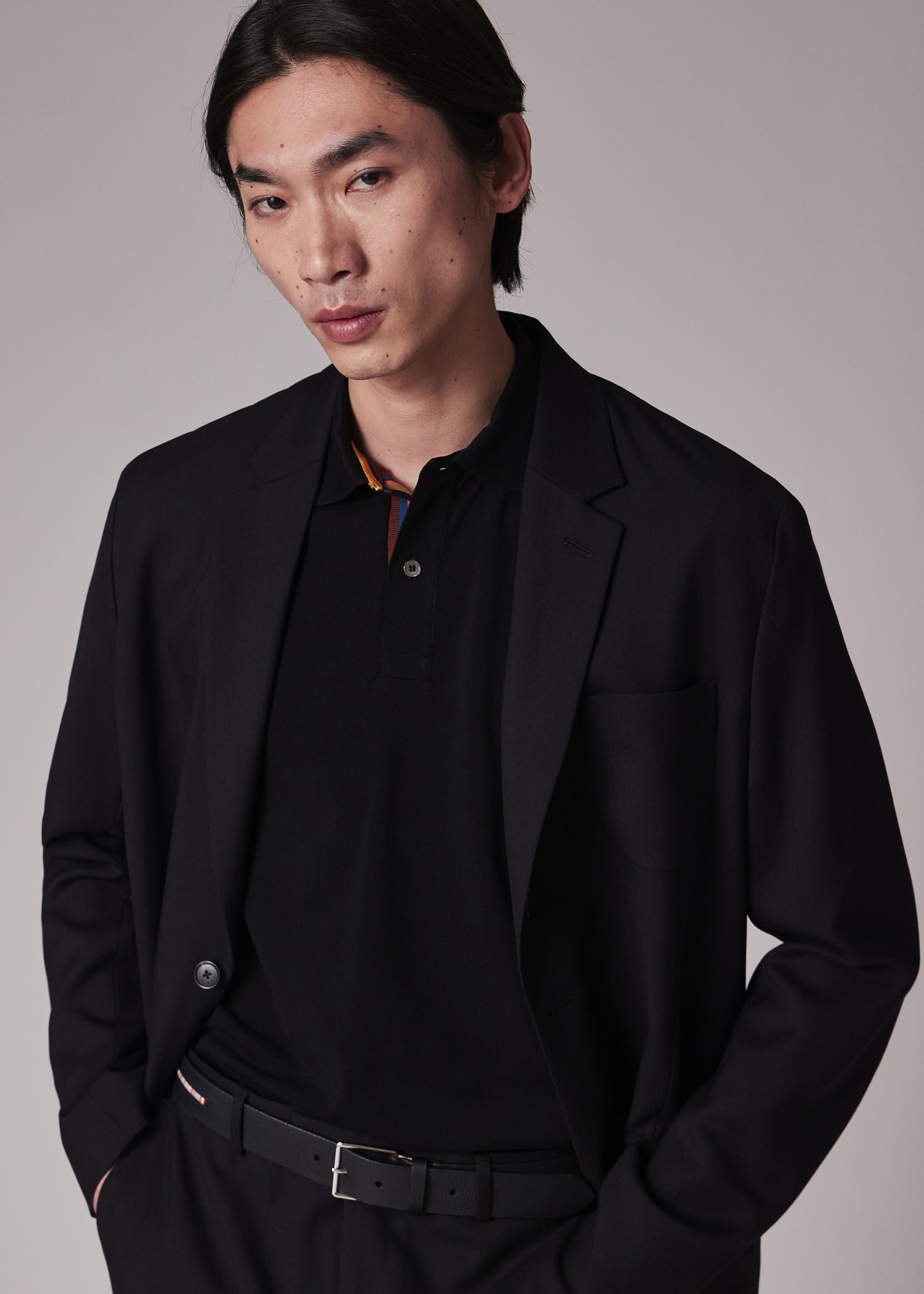 A Suit To Travel In - Black Wool Unlined Blazer - 10