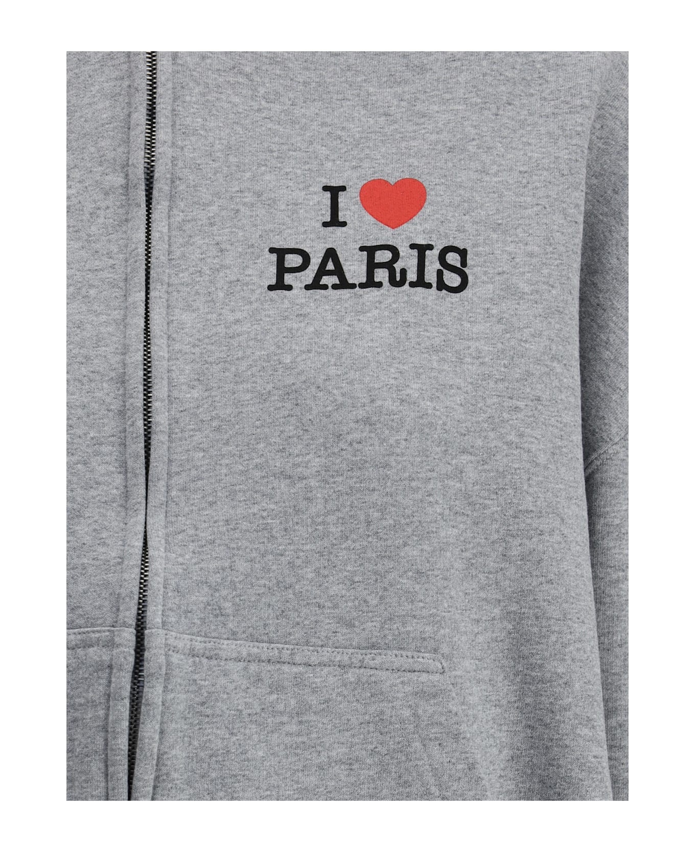 【BALENCIAGA】'I Love Paris & Balenciaga' フーディ BALENCIAGA】I LOVE PARIS & BALENCIAGA ZIP-UP フーディー