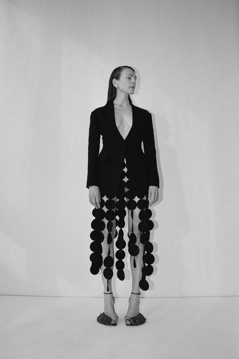 DELTA HIGH TASSEL SANDAL BLACK PRE-ORDER 6