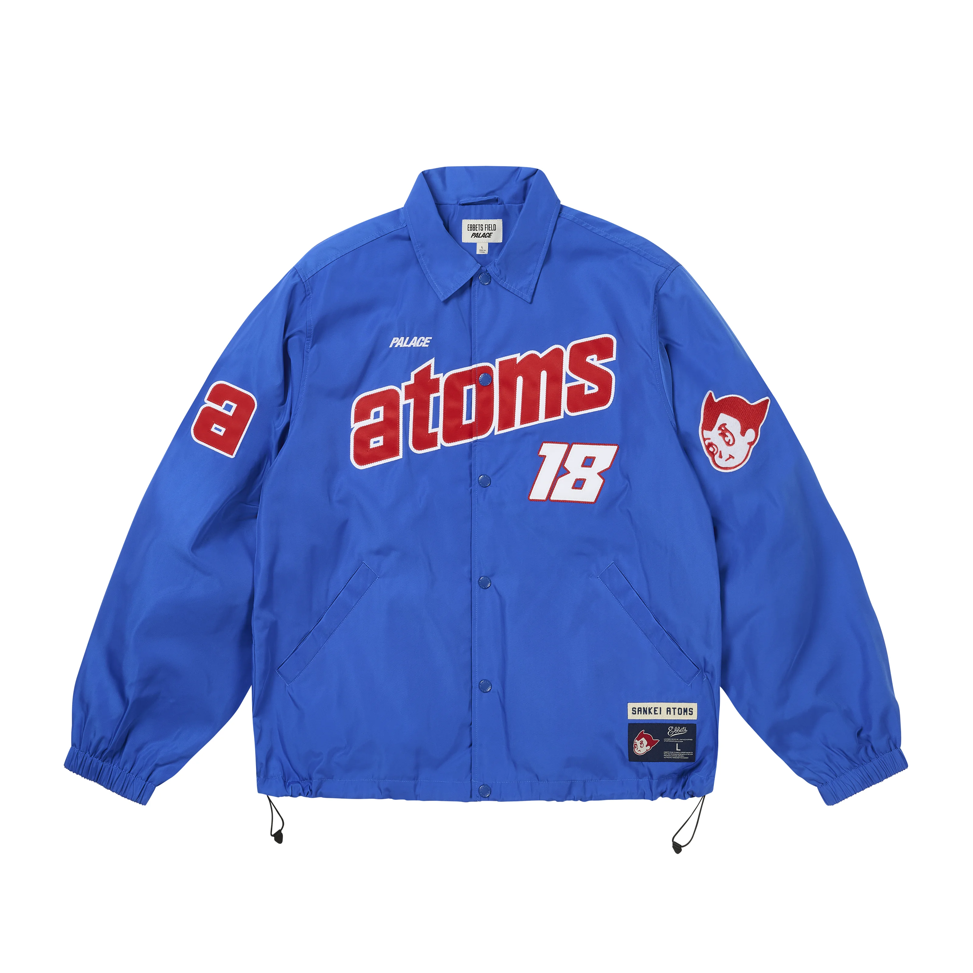 PALACE SANKEI ATOMS COACH JACKET BLUE - 1